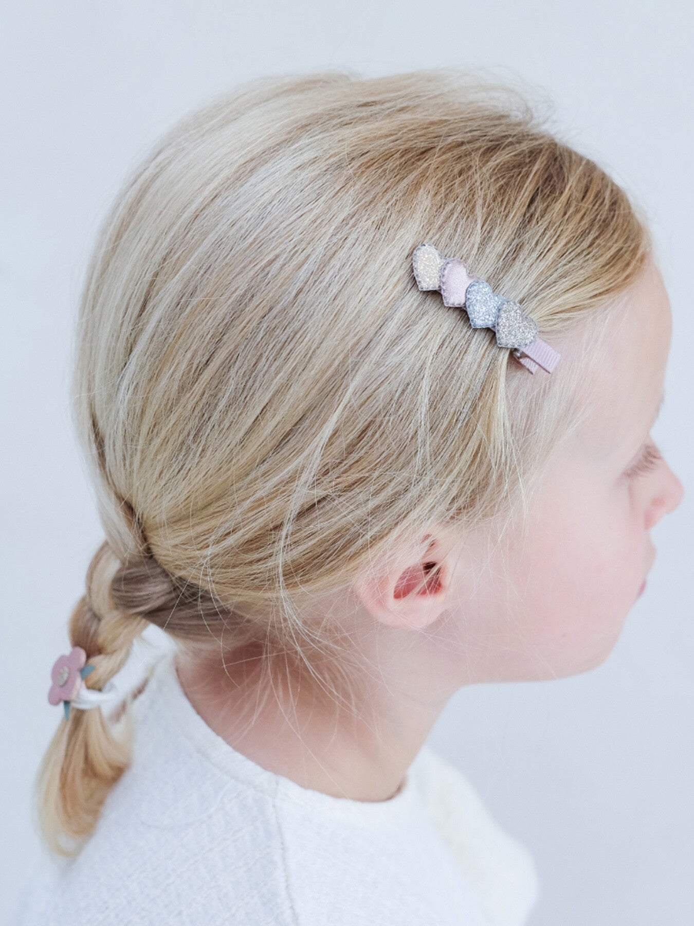 Layered Hearts Clips