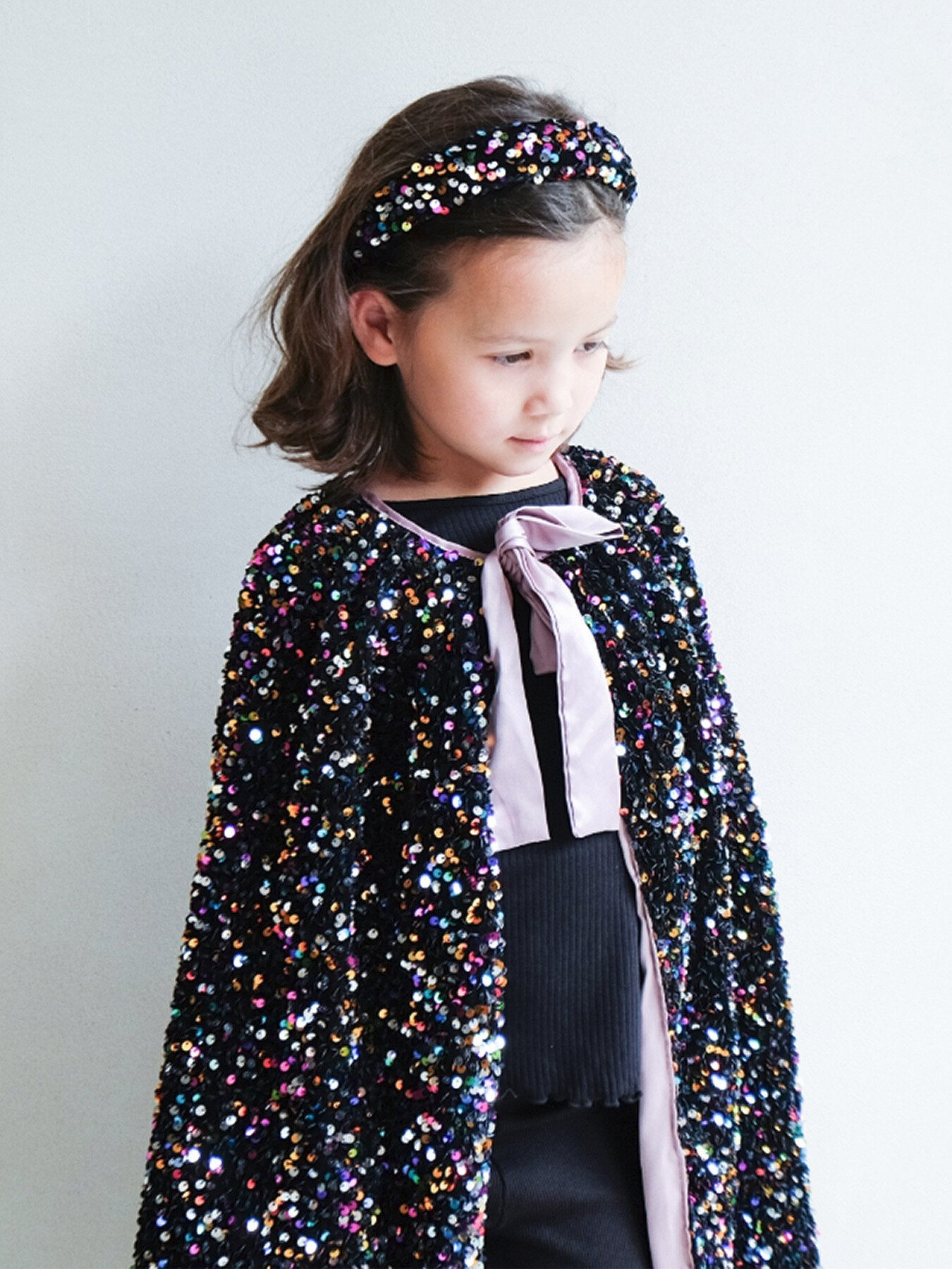 Rainbow Dazzle Sequin Cape