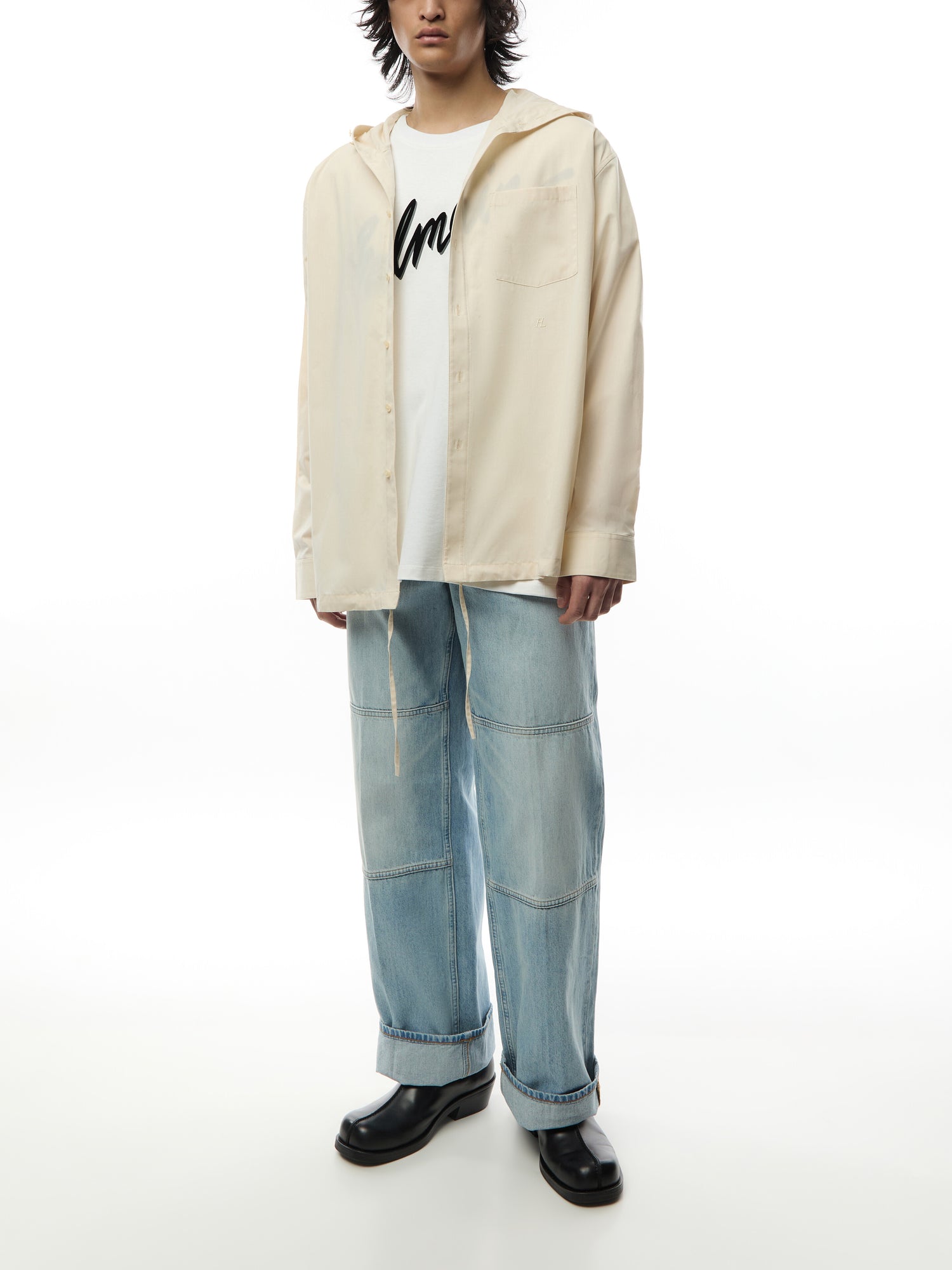 Logo Letter Flock T-Shirt