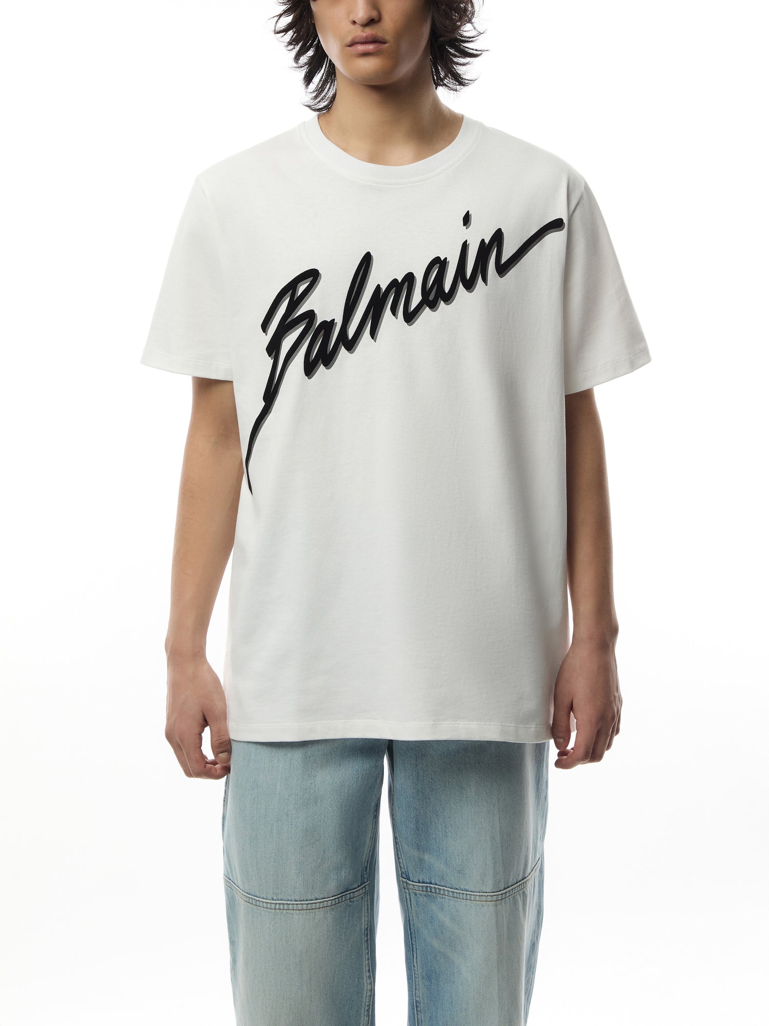 Logo Letter Flock T-Shirt