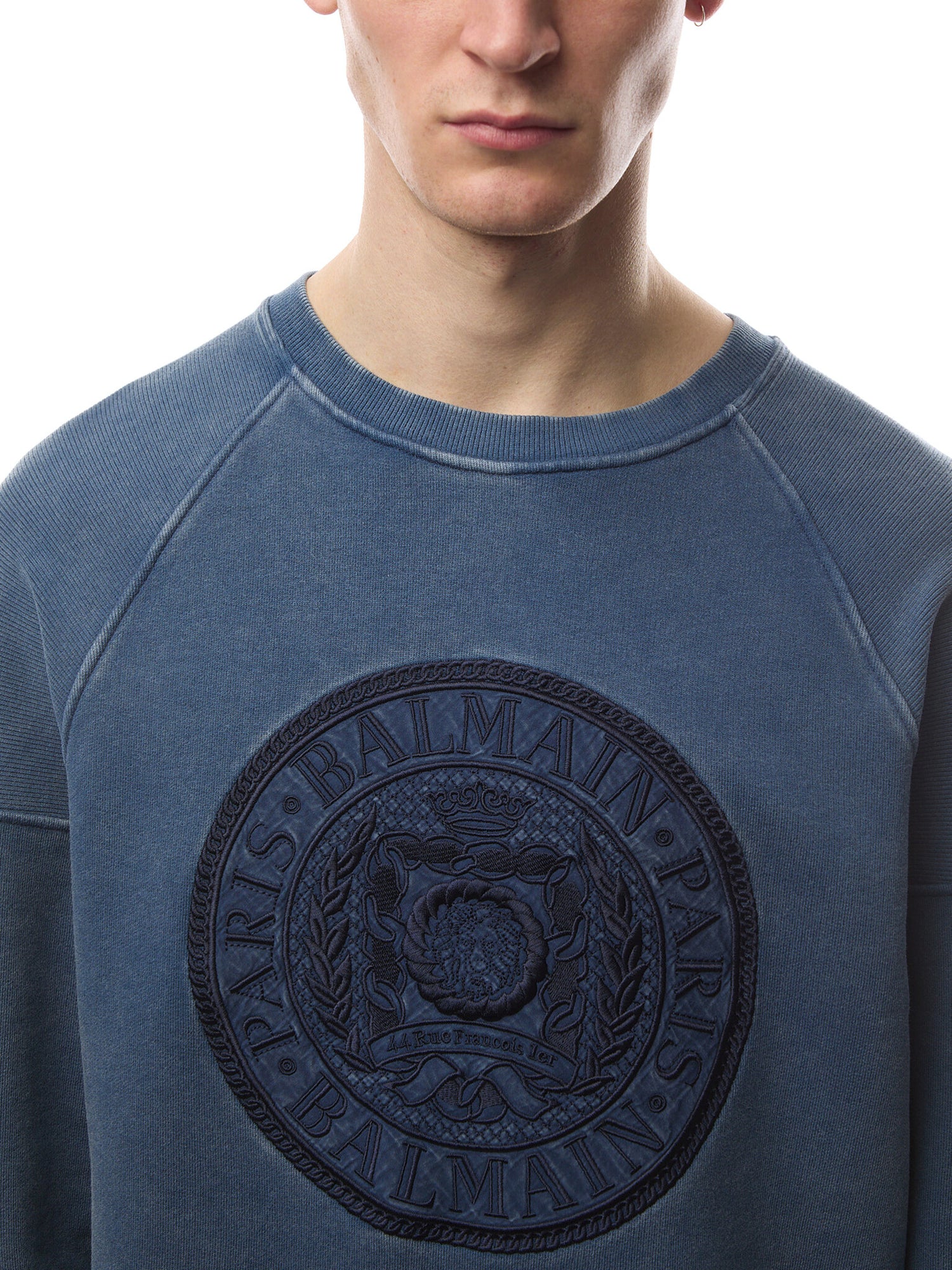 Ribbed Big 'Coin' Sweatshirt