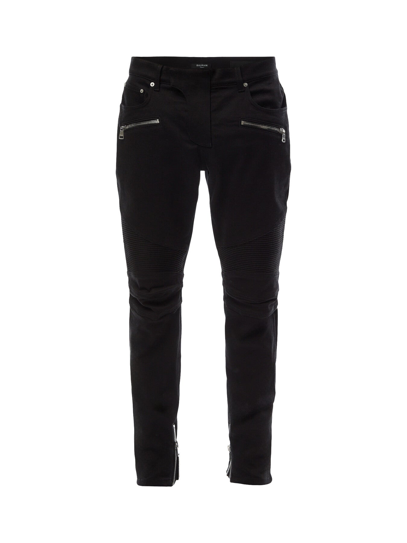 Denim Biker Pants