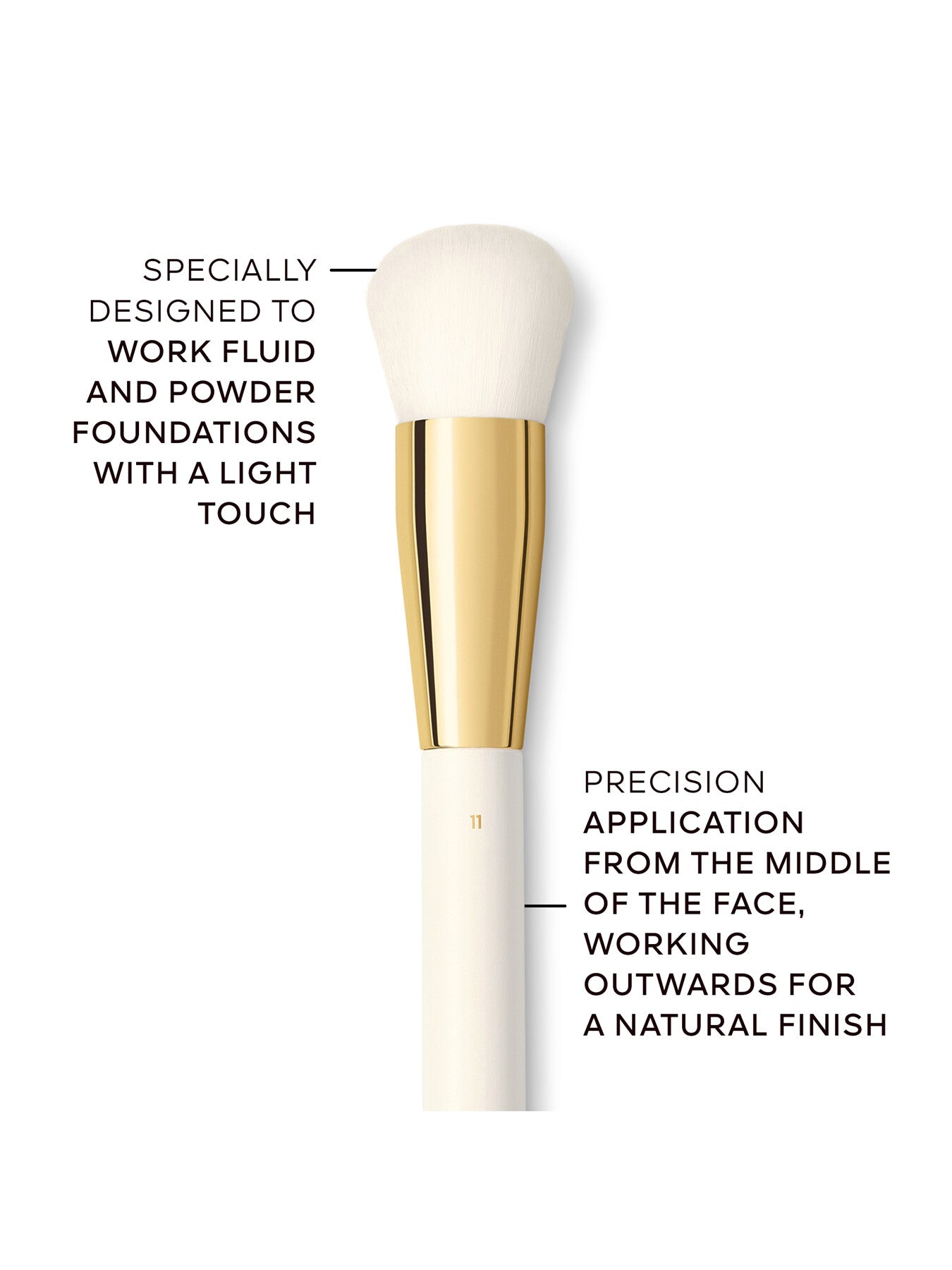 Makeup Brush FluidPowder Foundation