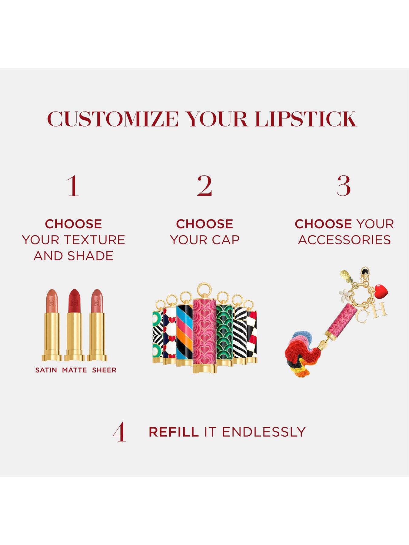 Carolina Herrera Fabulous Kiss Lipstick Cap
