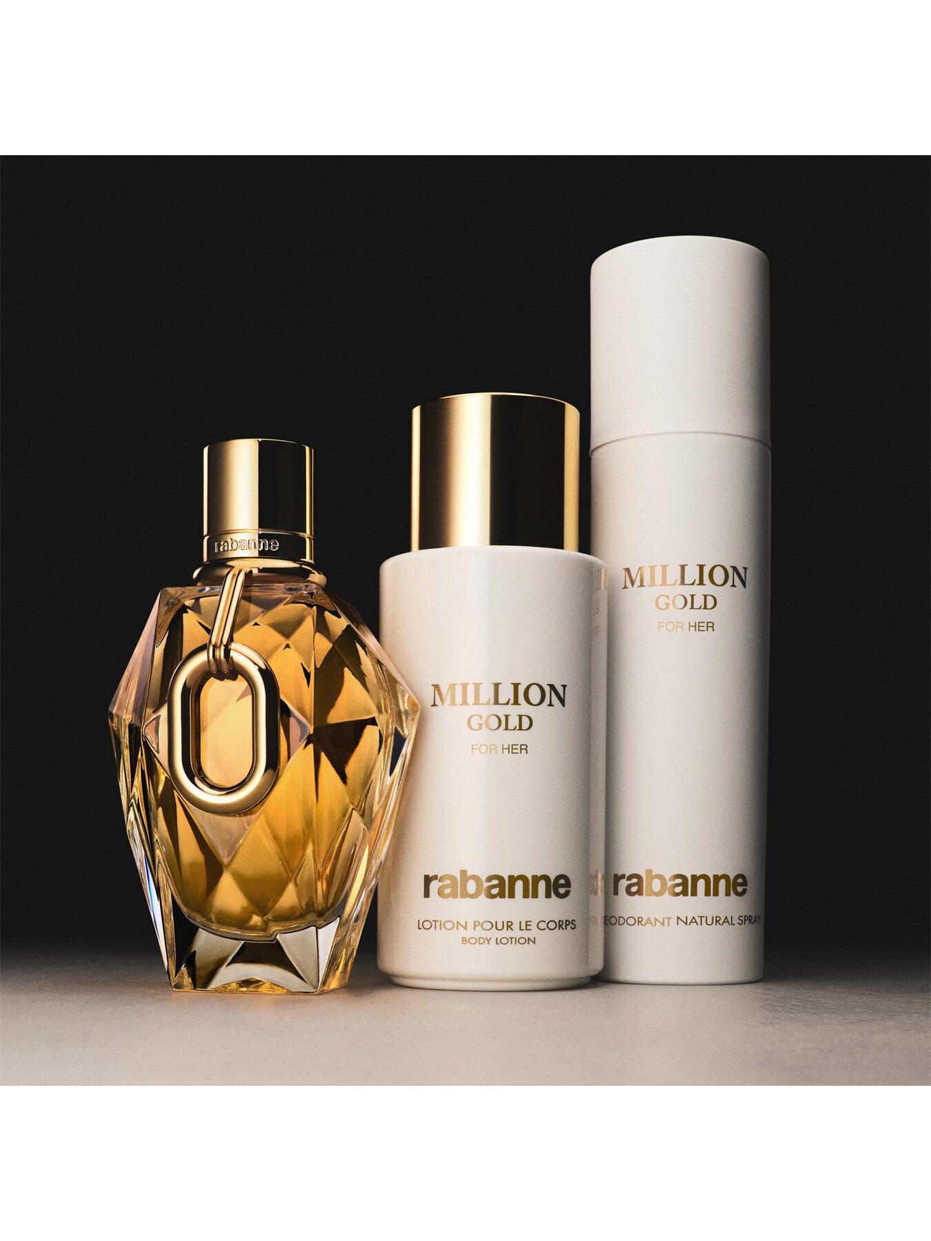Rabanne Million Gold For Her Eau de Parfum Refillable 90ml