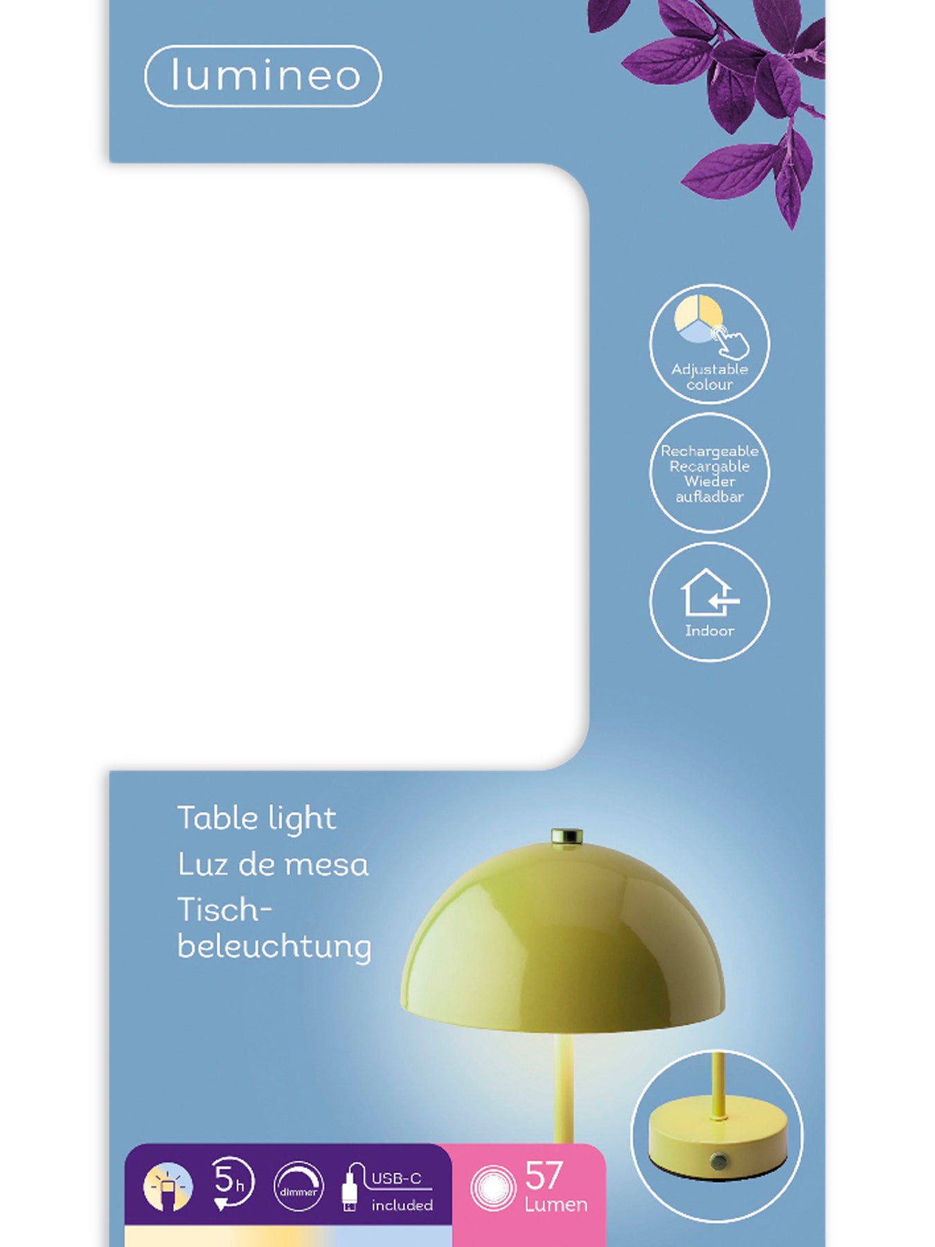 Outdoor Table Lamp Rechargeable LED