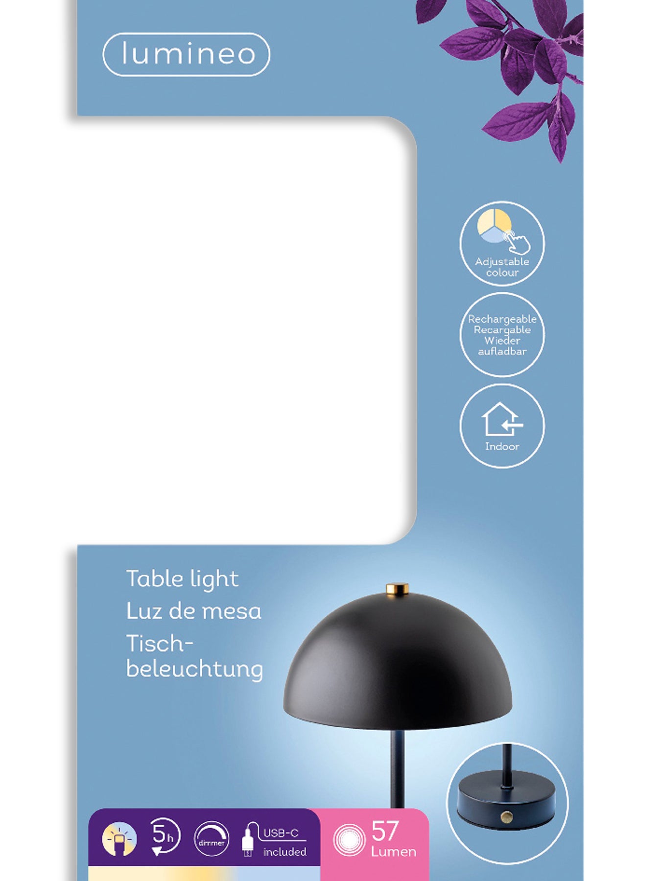 Outdoor Table Lamp Rechargeable LED