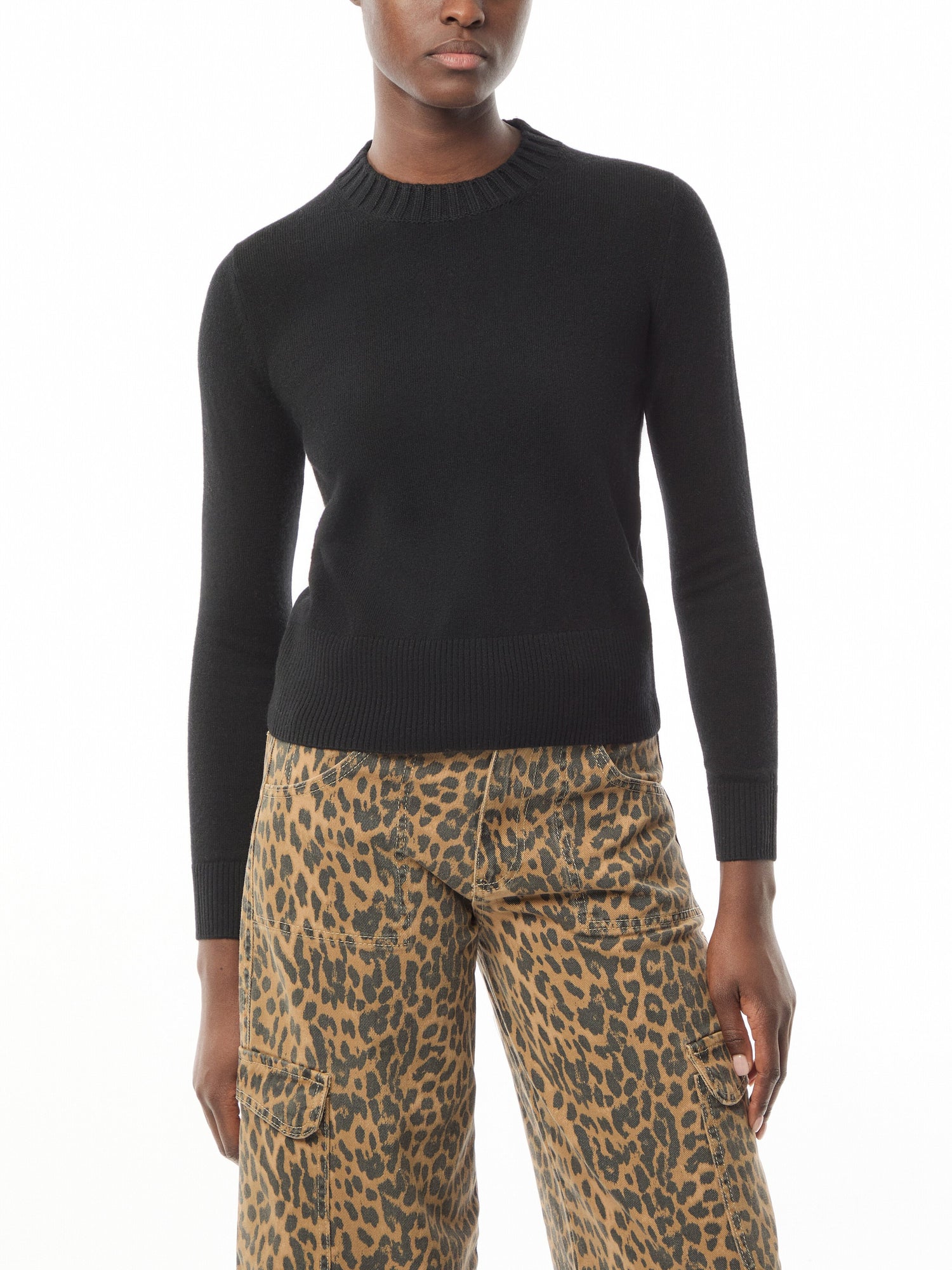 Cropped Sporty Sweater