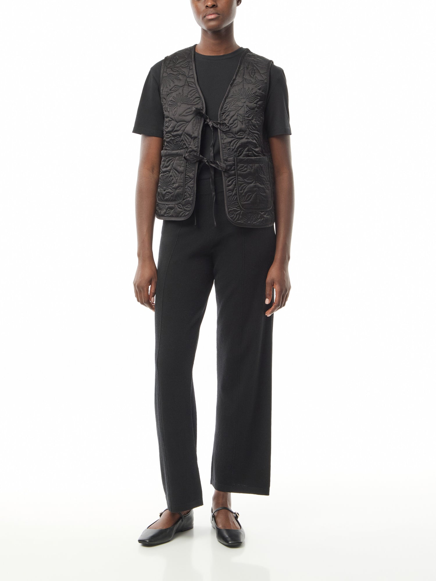 Wide Leg Track Pant