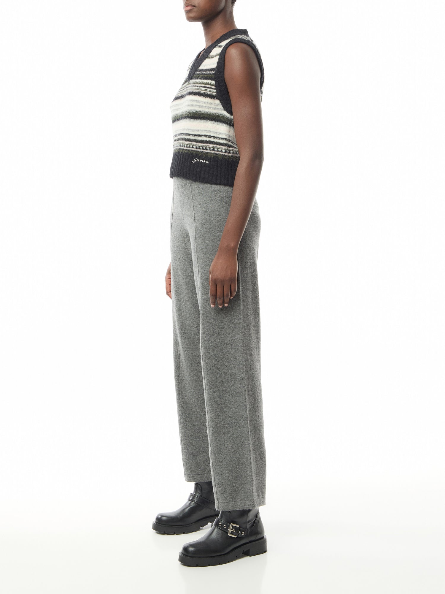 Wide Leg Track Pant