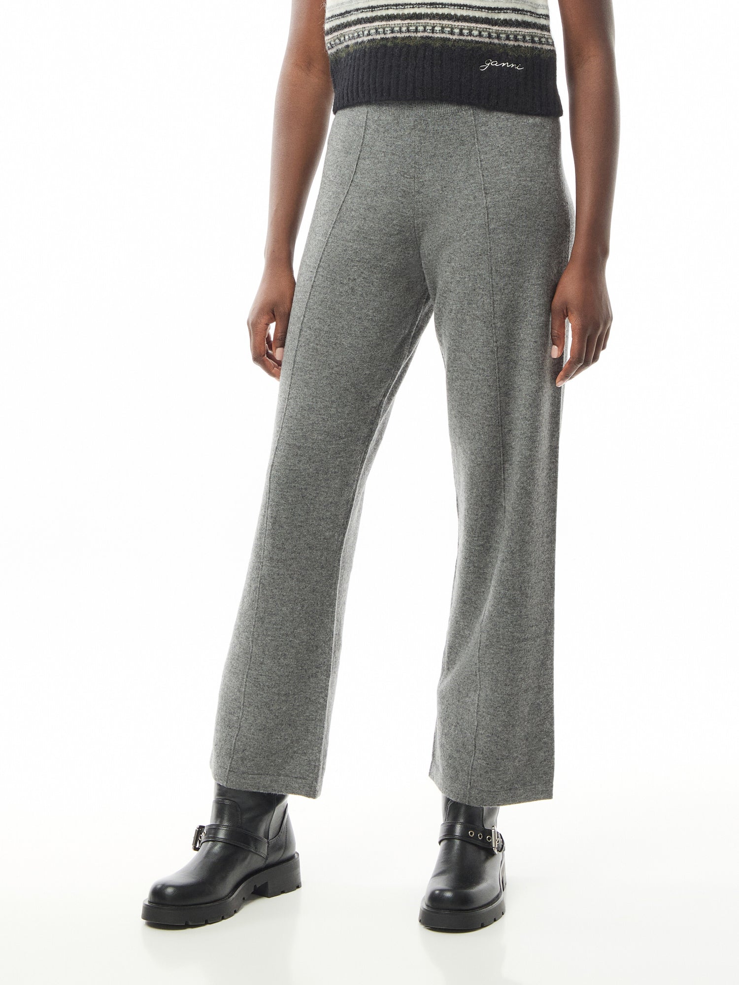 Wide Leg Track Pant