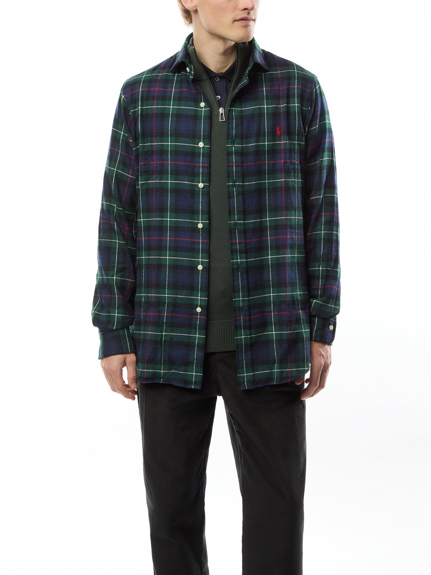 Quarter Zip Merino Wool Sweatshirt