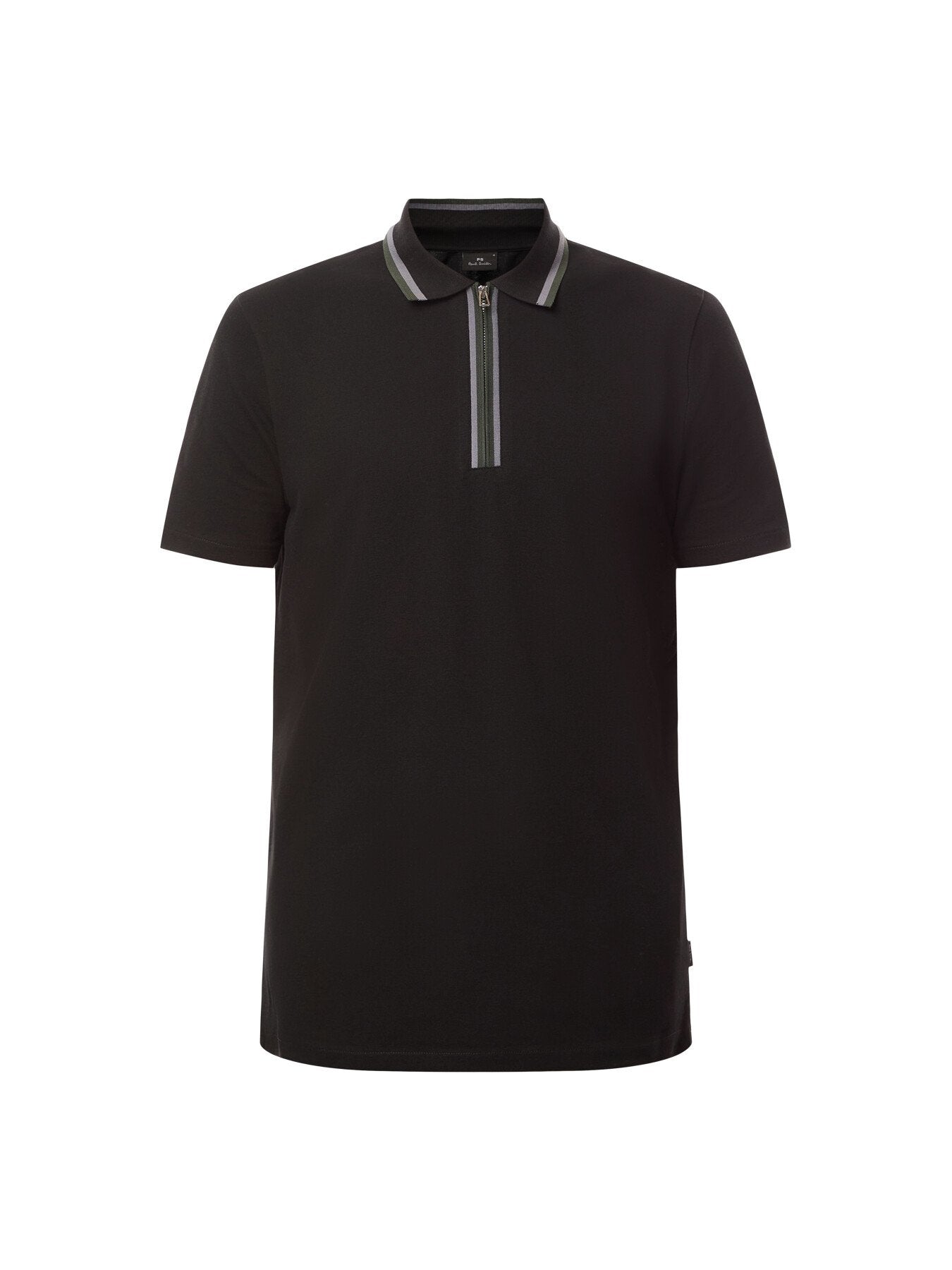 Regular Fit Quarter Zip Polo Shirt