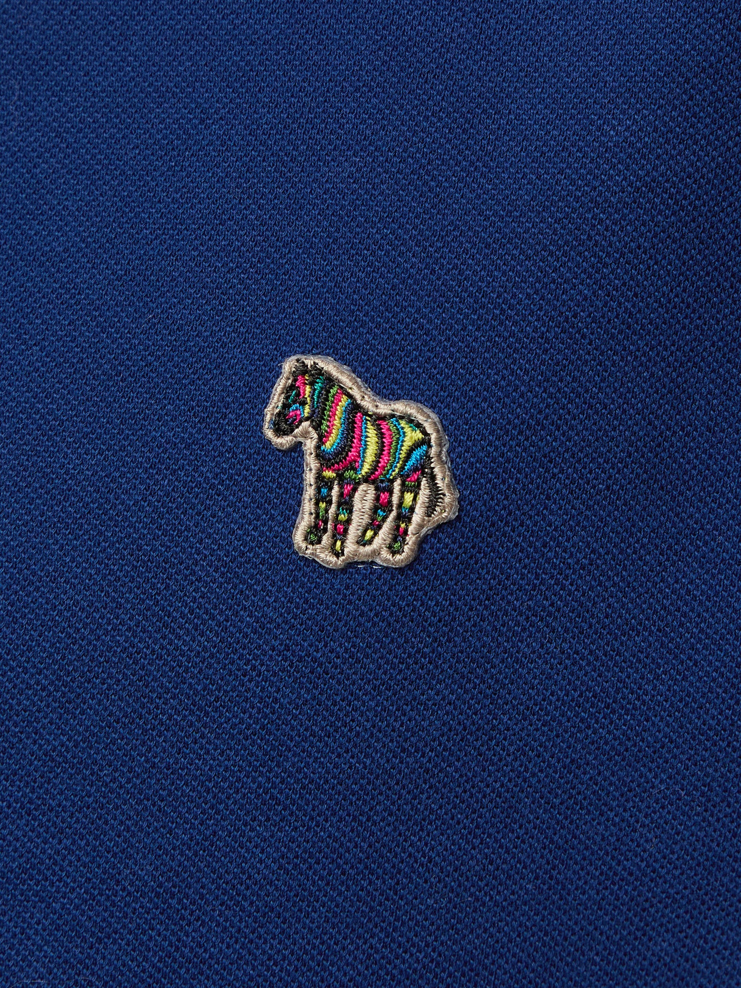 Zebra Logo Short Sleeve Polo Shirt
