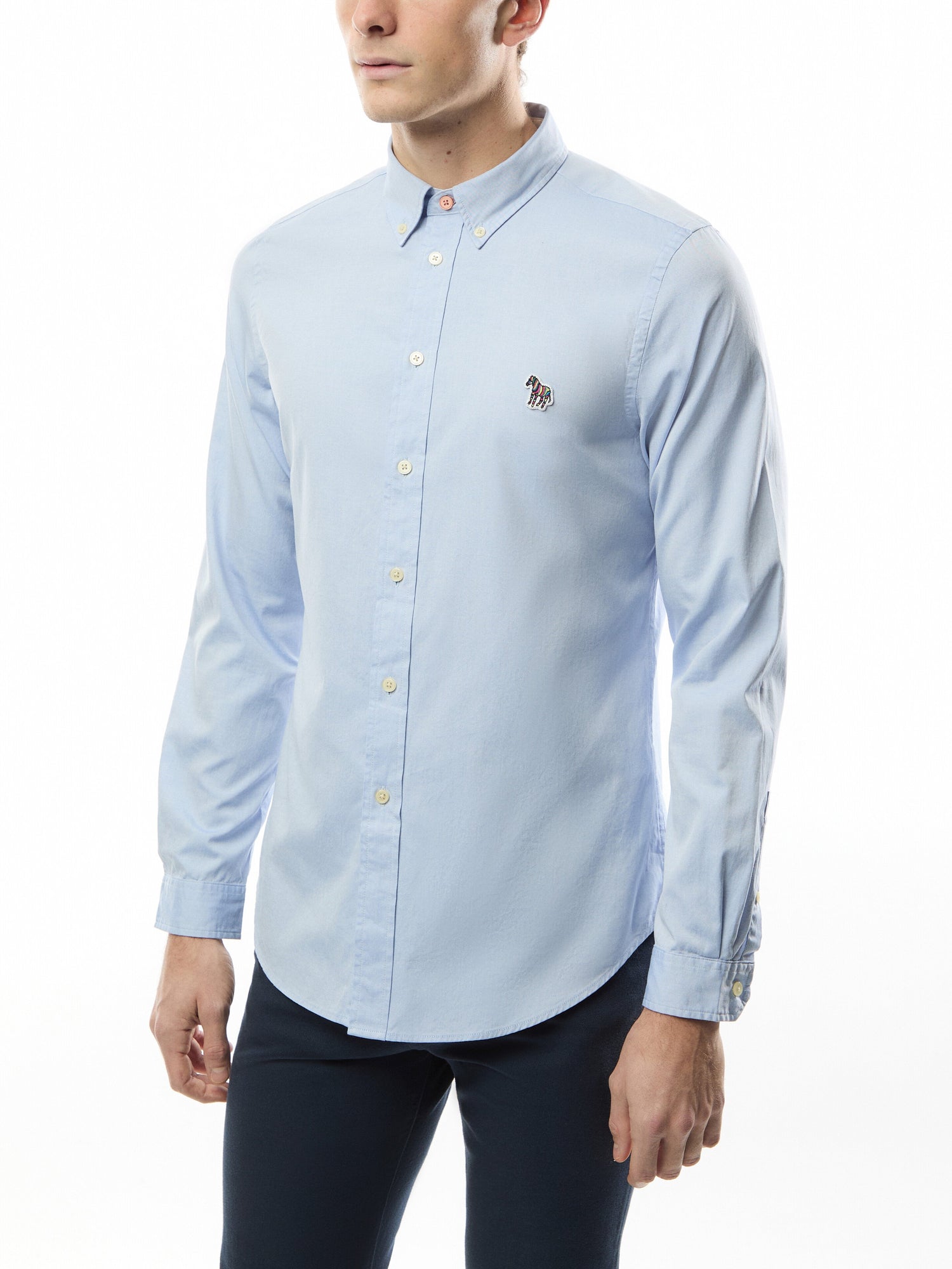Zebra Badge Tailored Fit Shirt