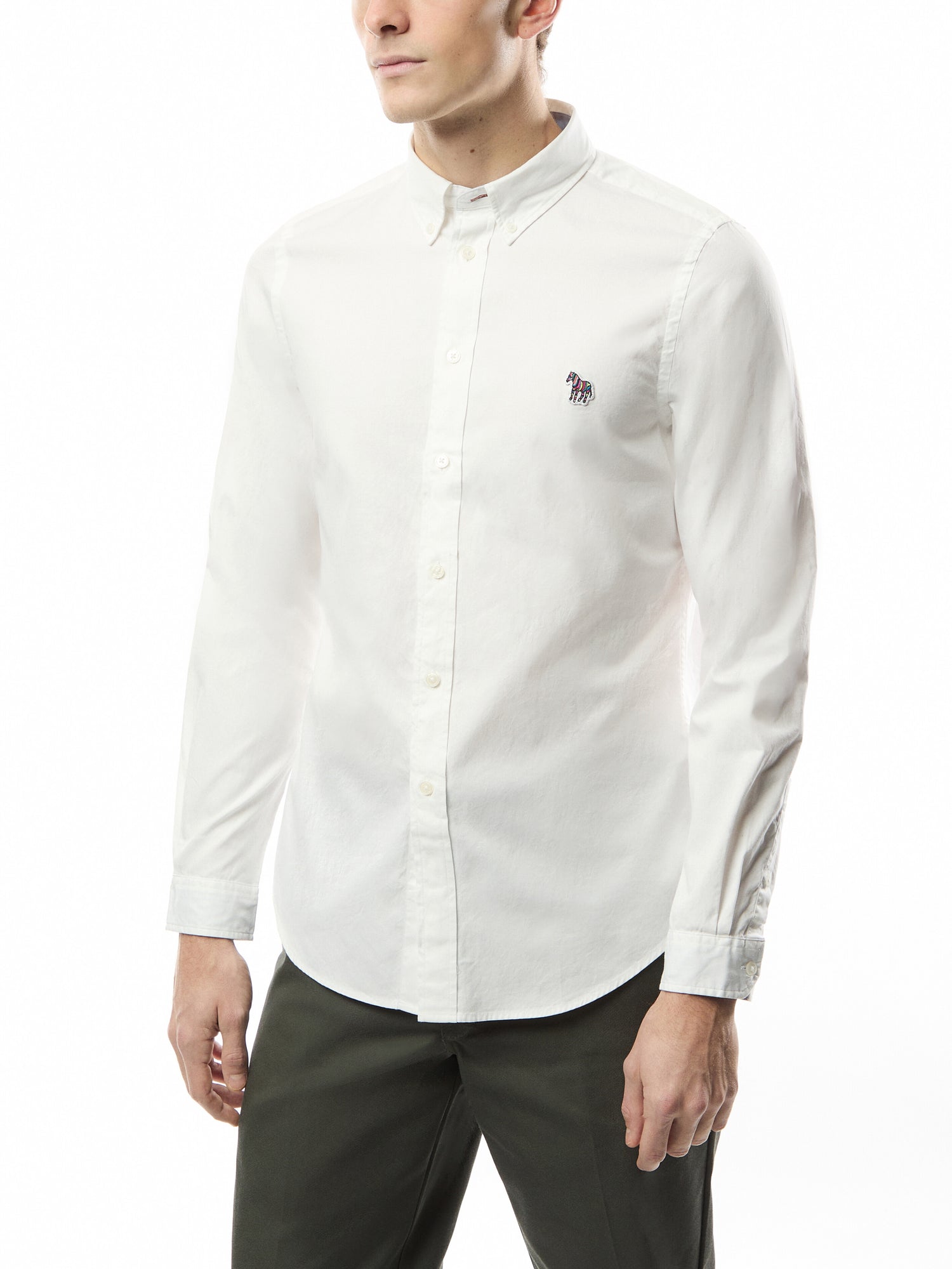 Zebra Badge Tailored Fit Shirt