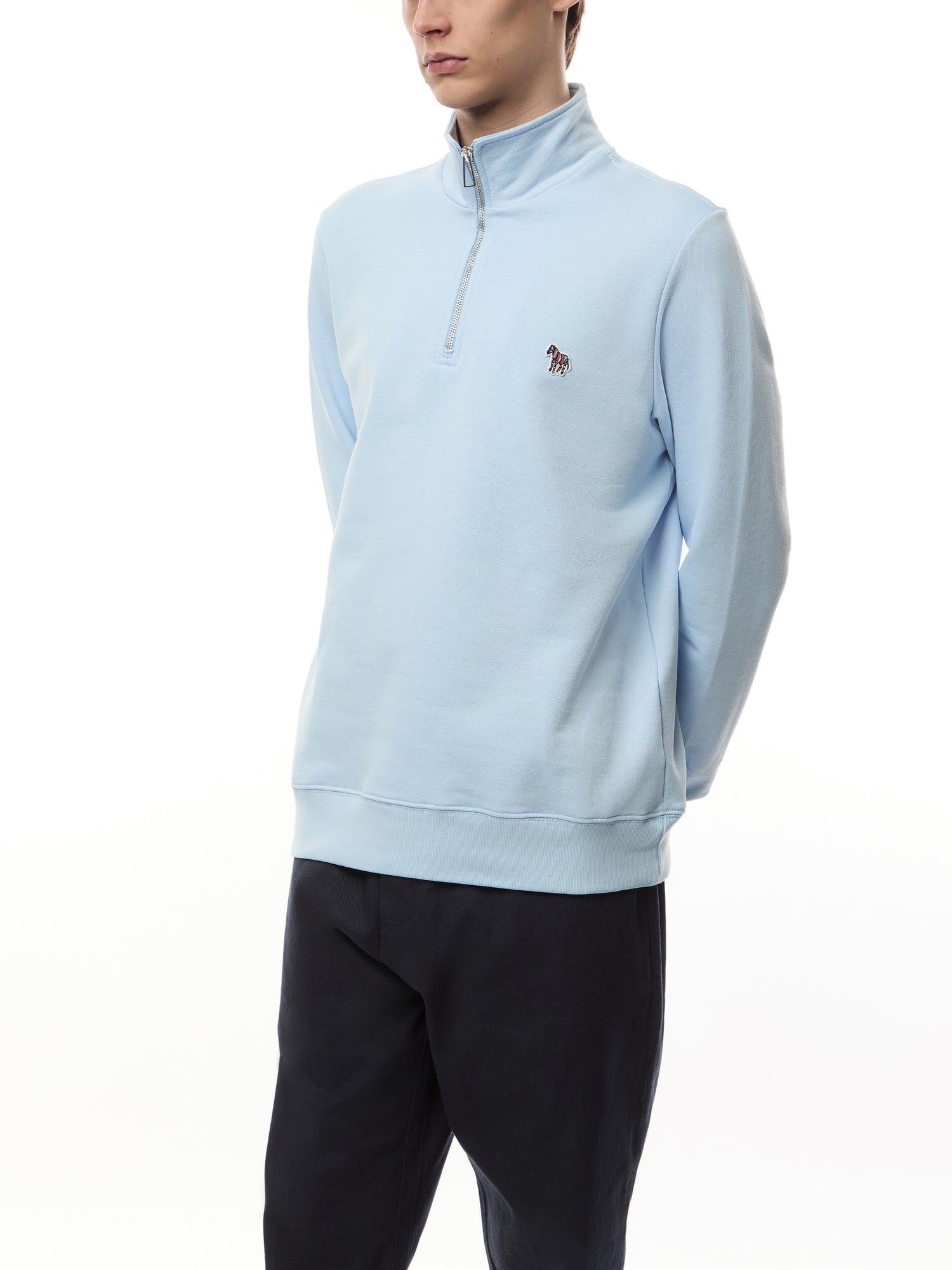 Zebra Quarter Zip Sweatshirt