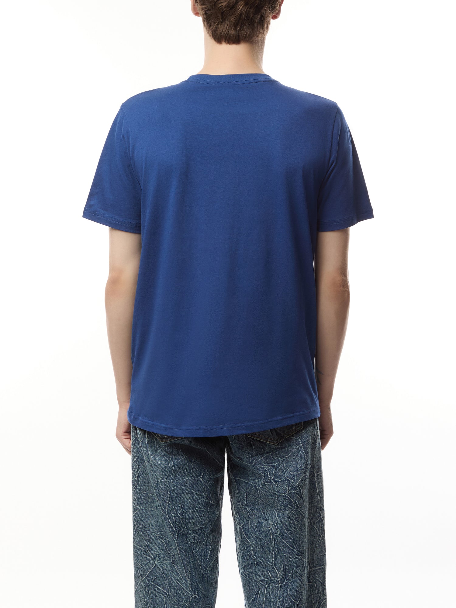 Zebra Crew Neck Short Sleeve T Shirt