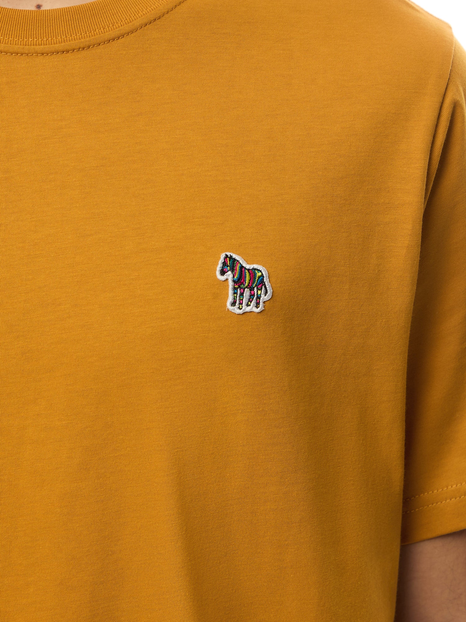 Zebra Crew Neck Short Sleeve T Shirt
