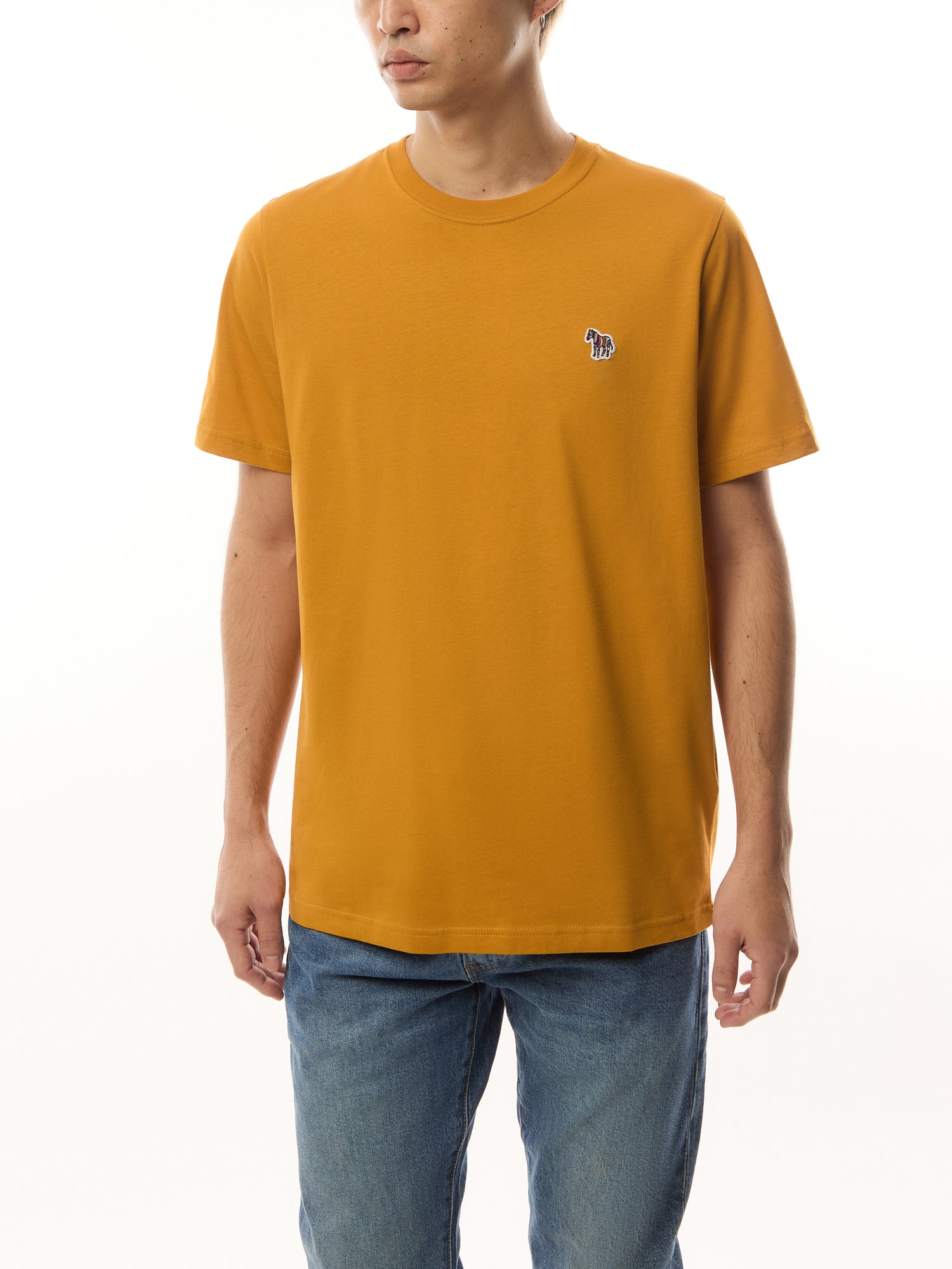 Zebra Crew Neck Short Sleeve T Shirt
