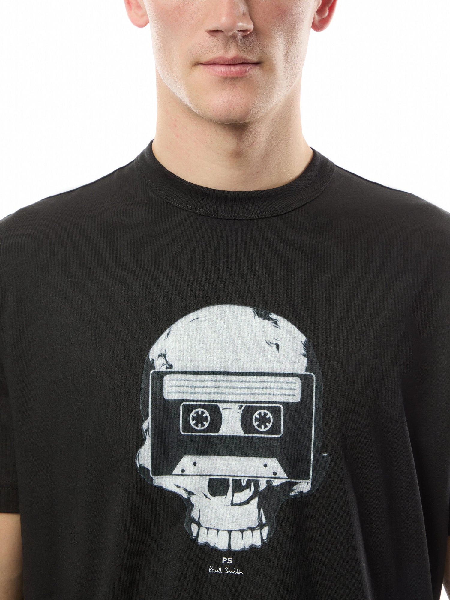 Skull Tape Print T-Shirt