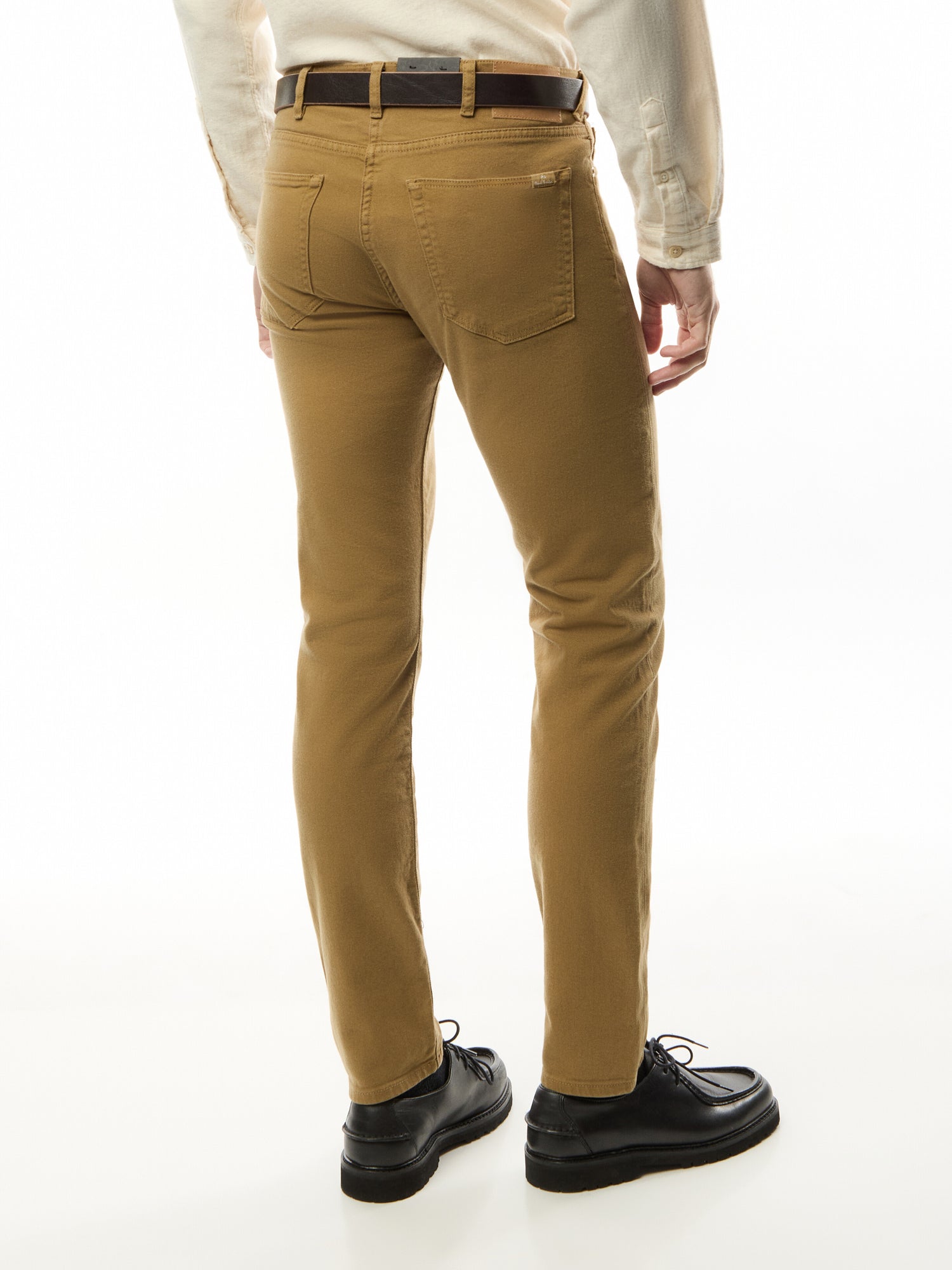 Tapered Fit Coloured 'Crosshatch Stretch' Jeans