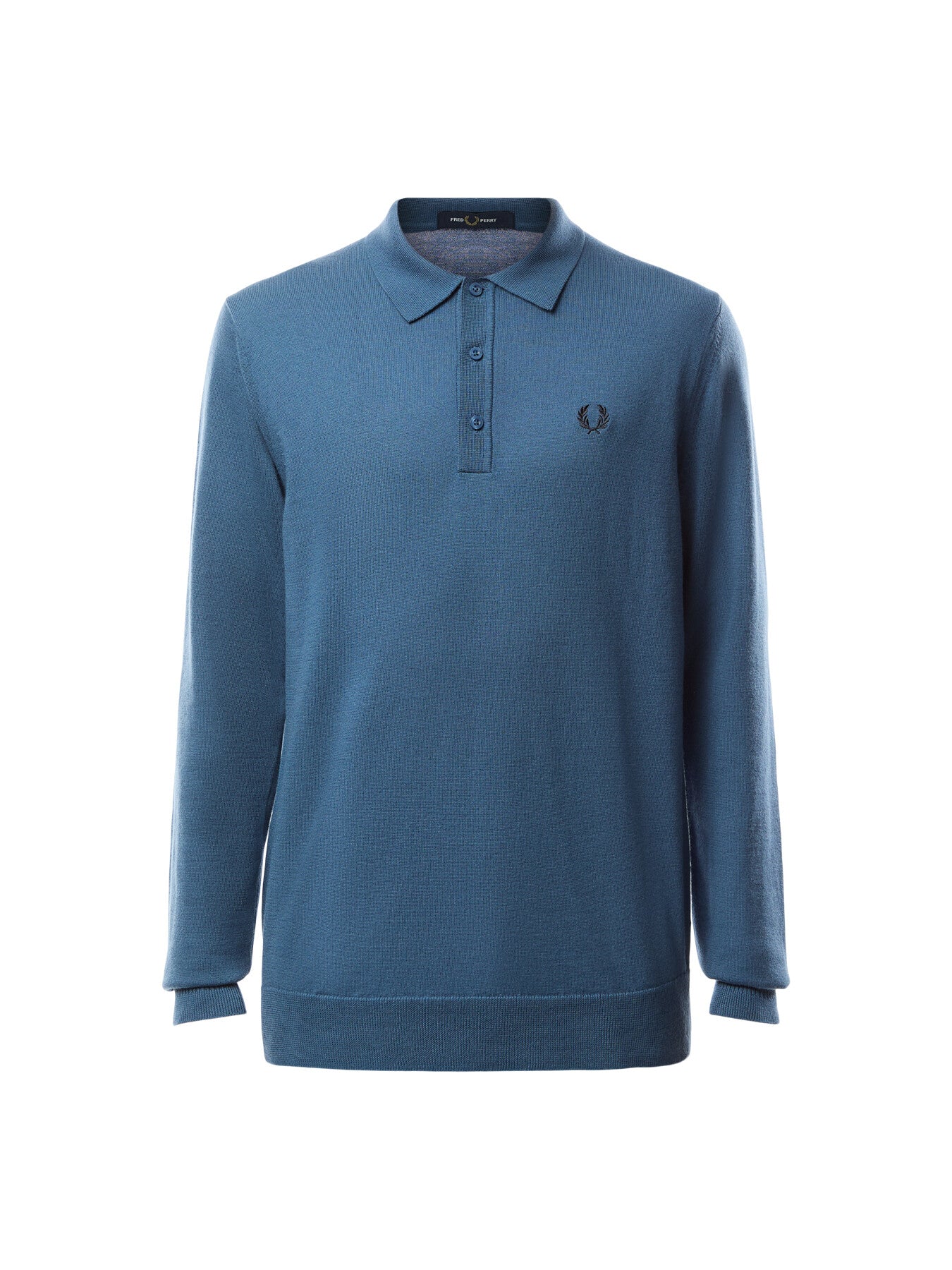 Classic Knitted Long Sleeve Polo Shirt