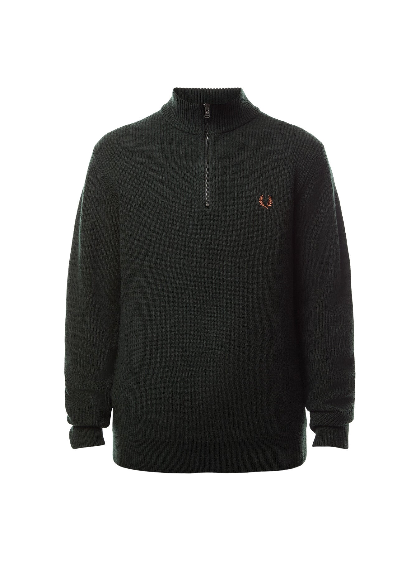 Textured Half Zip Jumper