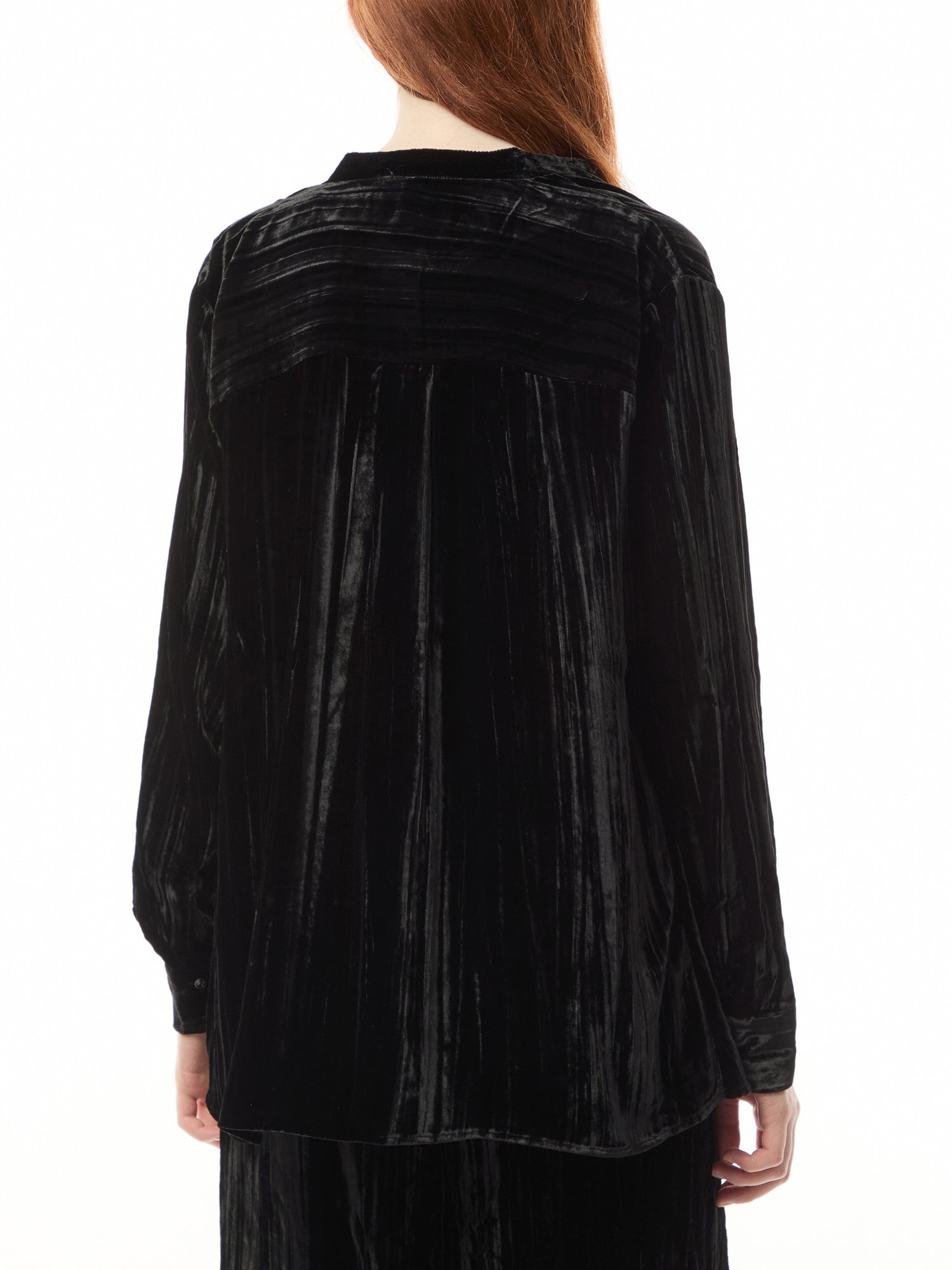 Mandarin Collar Long Shirt