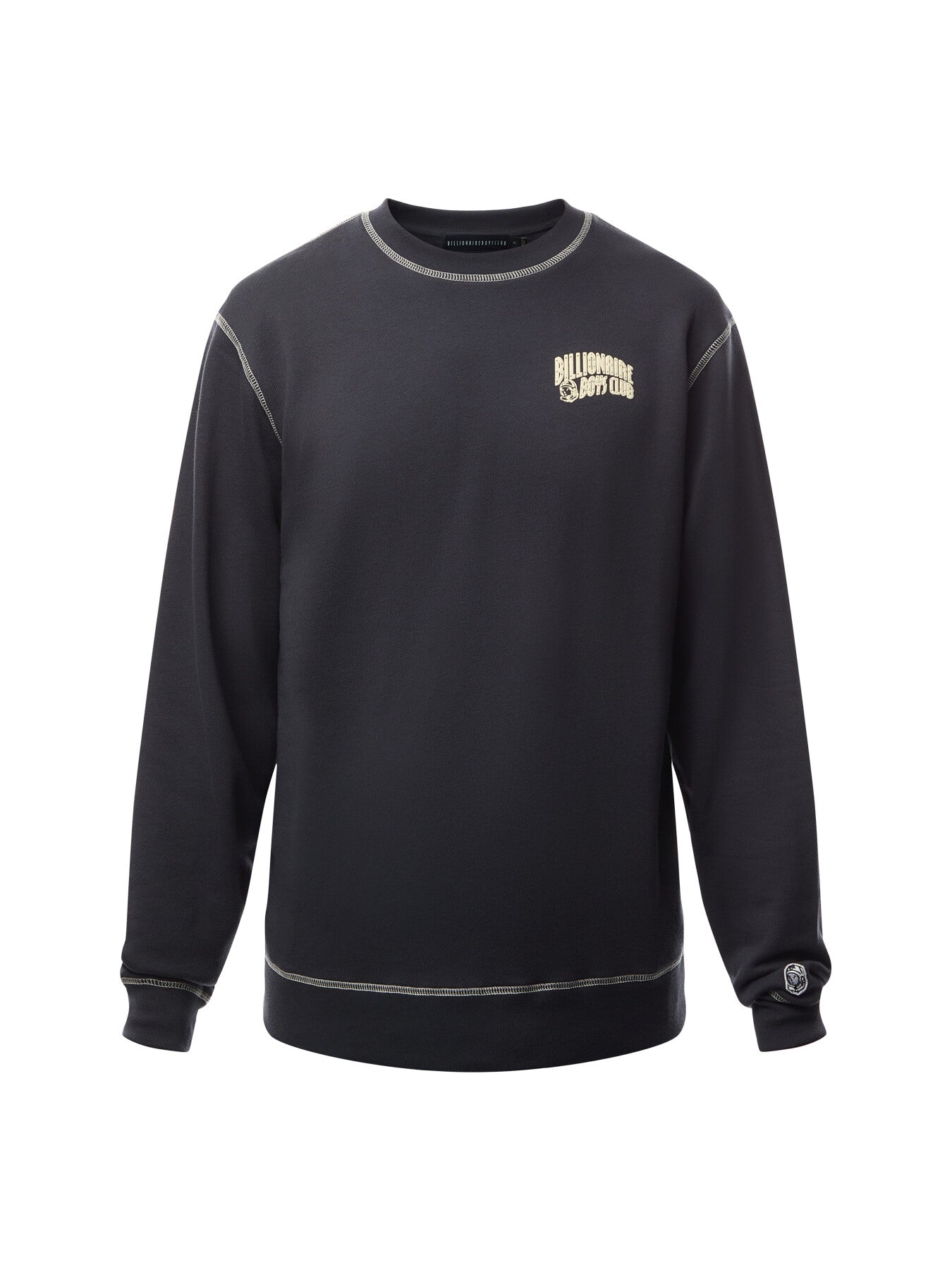 Puff Small Arch Logo Contrast Stitch Crewneck Sweatshirt