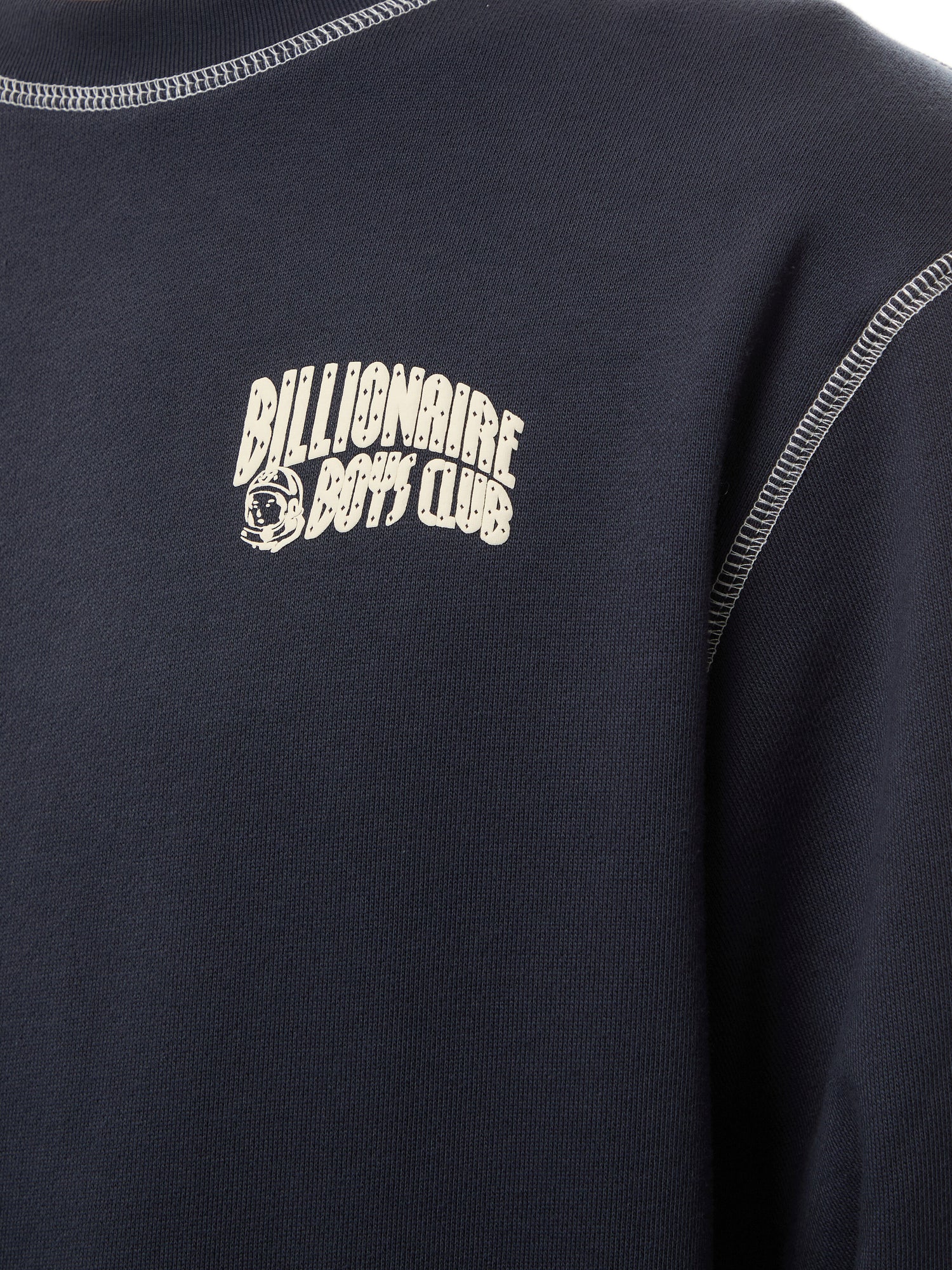 Puff Small Arch Logo Contrast Stitch Crewneck Sweatshirt