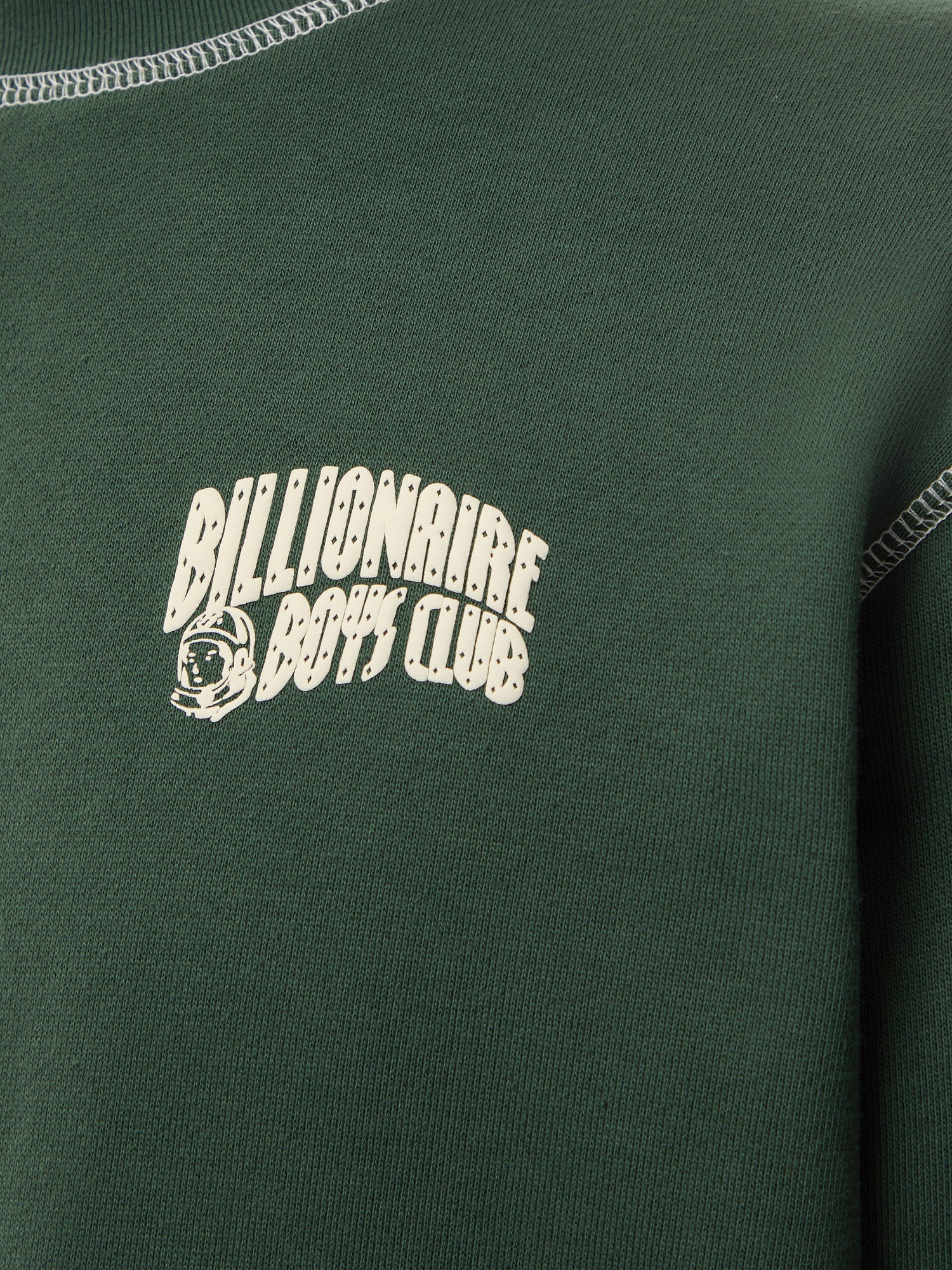 Puff Small Arch Logo Contrast Stitch Crewneck Sweatshirt