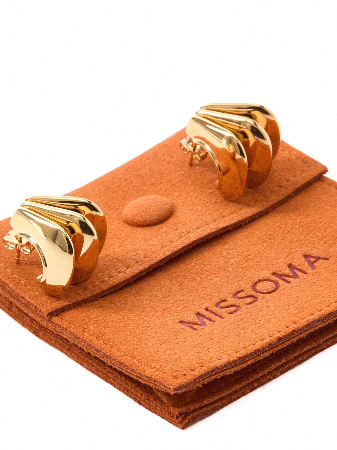 Triple Ridge Earrings