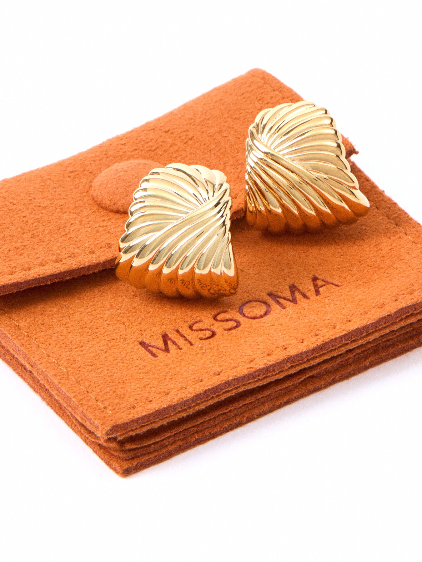 Ripple Stud Earrings