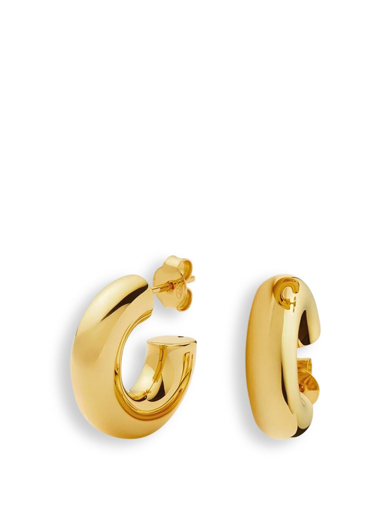 Chubby Medium Hoop Earrings
