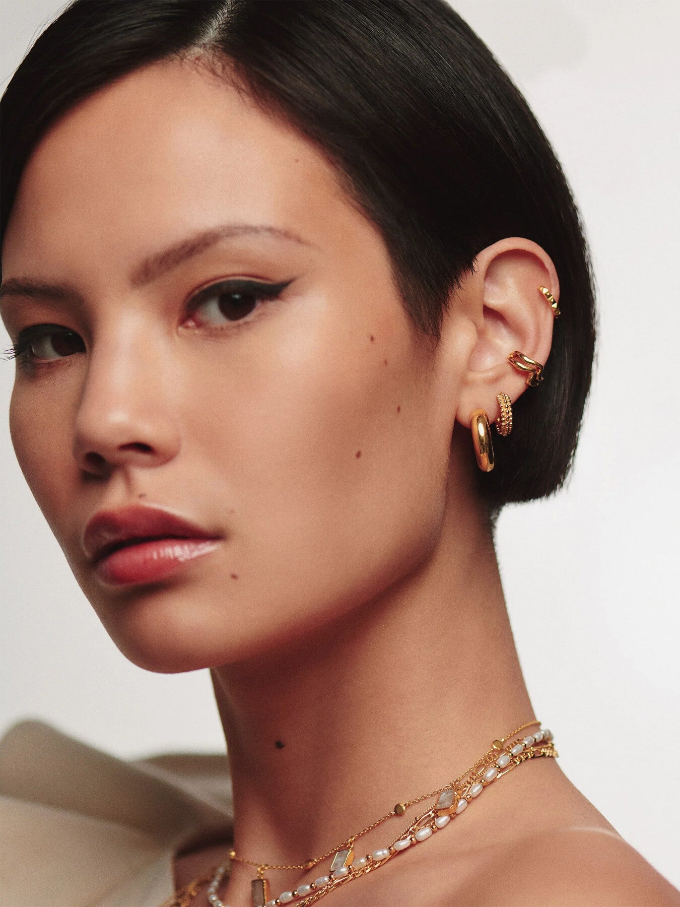 Chubby Medium Hoop Earrings
