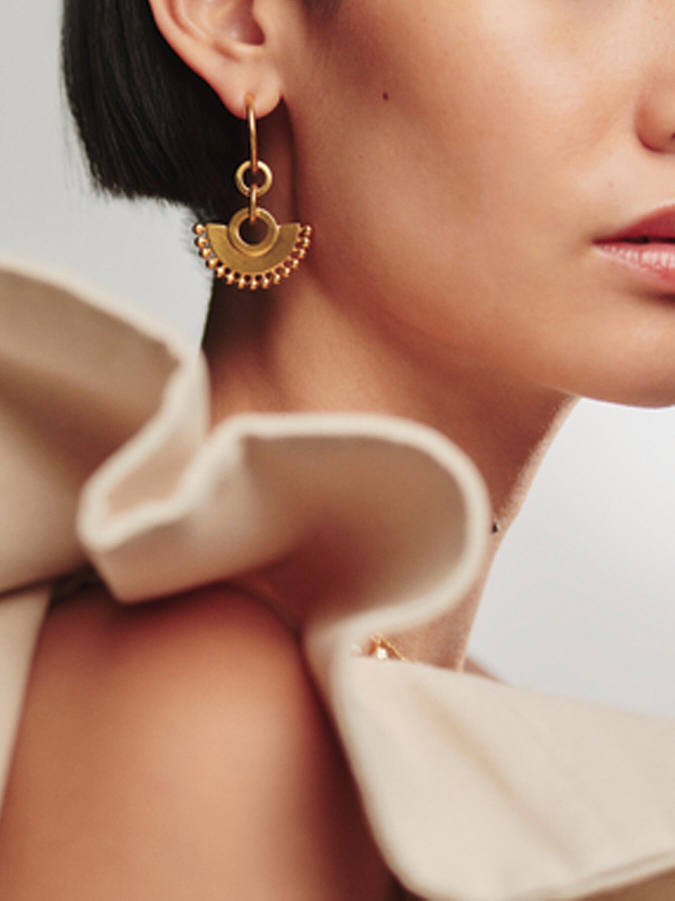 Zenyu Chandelier Hoop Earrings