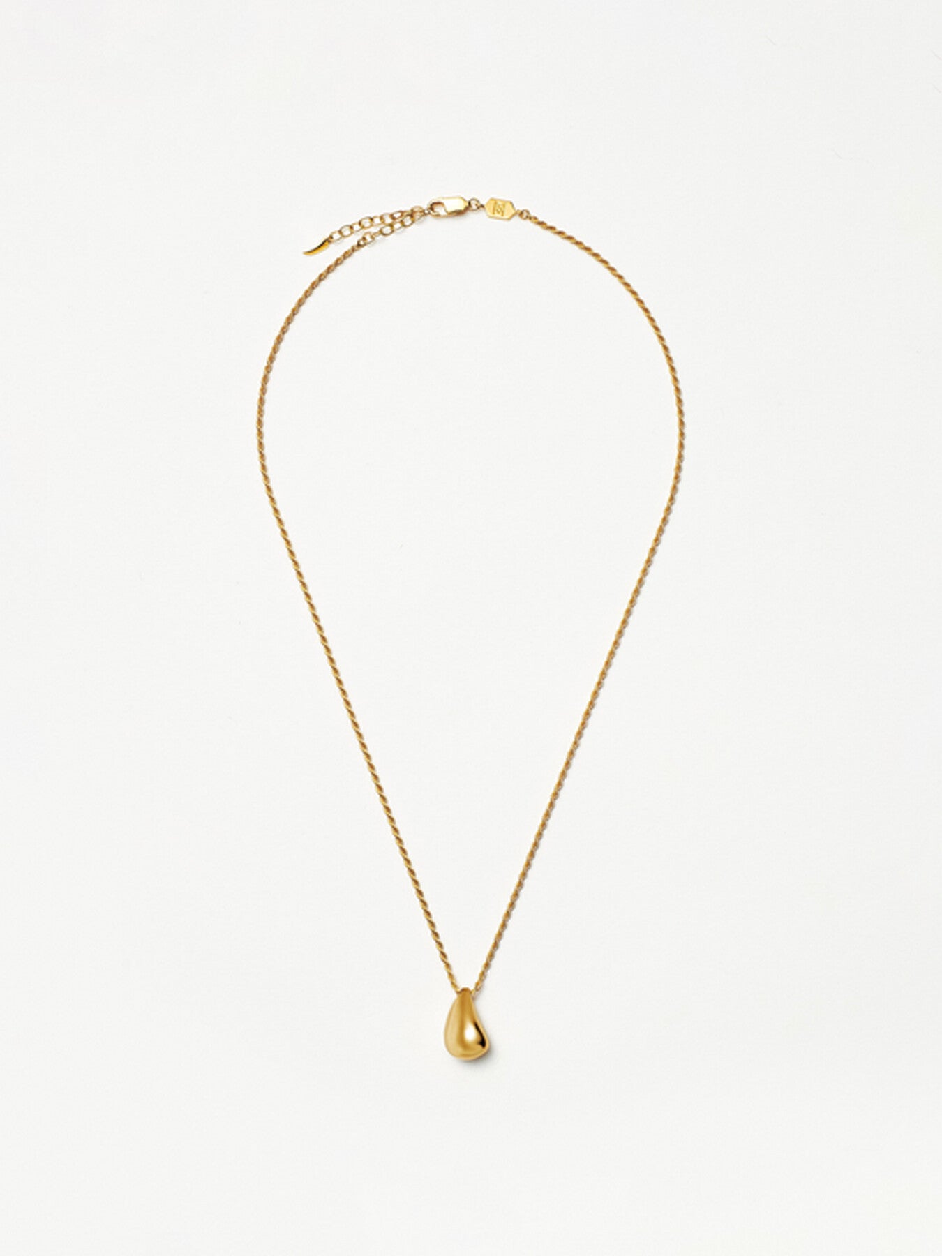 Savi Sculptural Droplet Pendant Necklace