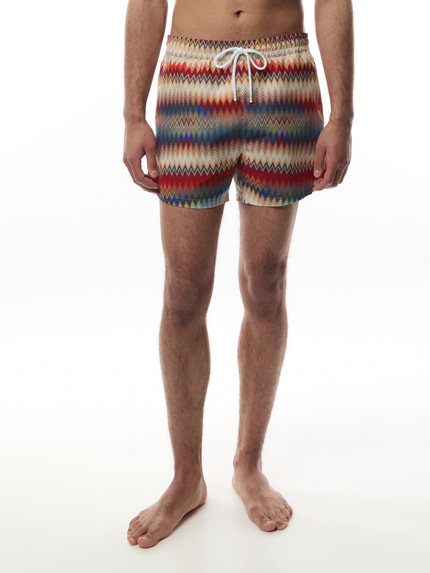 Micro Zig Zag All Over Swim Shorts