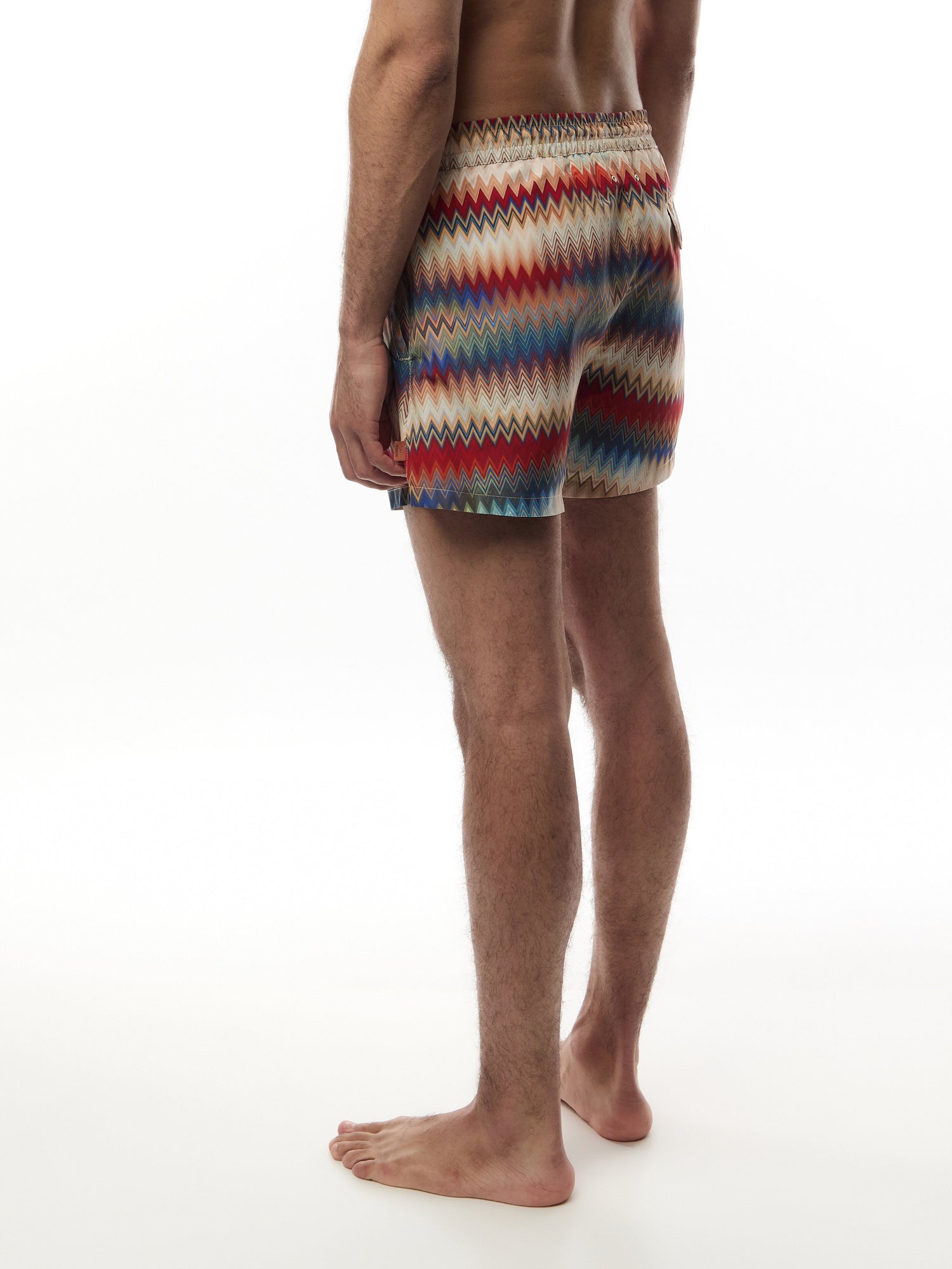 Micro Zig Zag All Over Swim Shorts