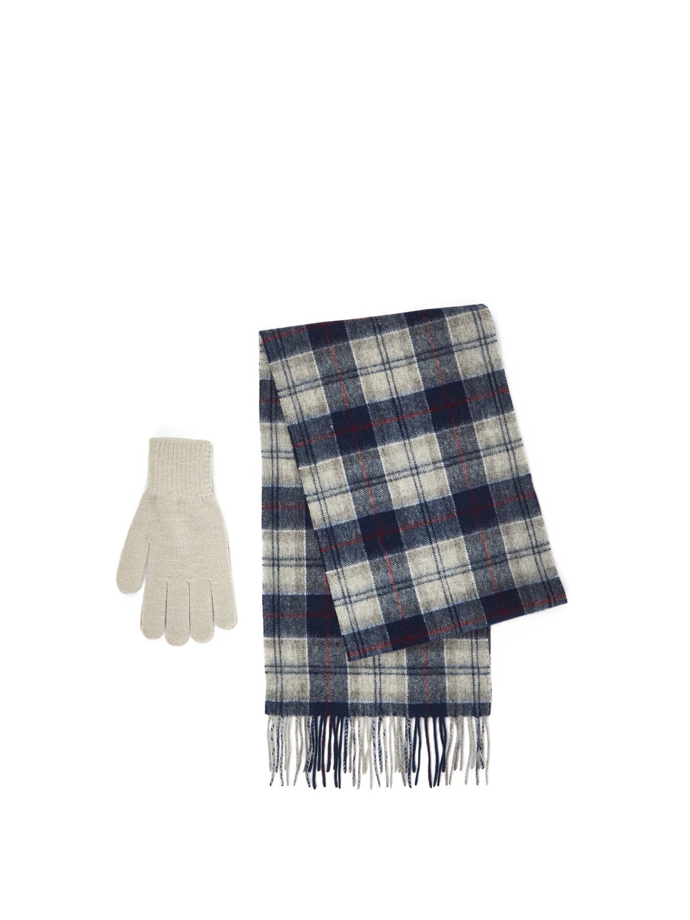 Tartan Scarf Glove Gift Set