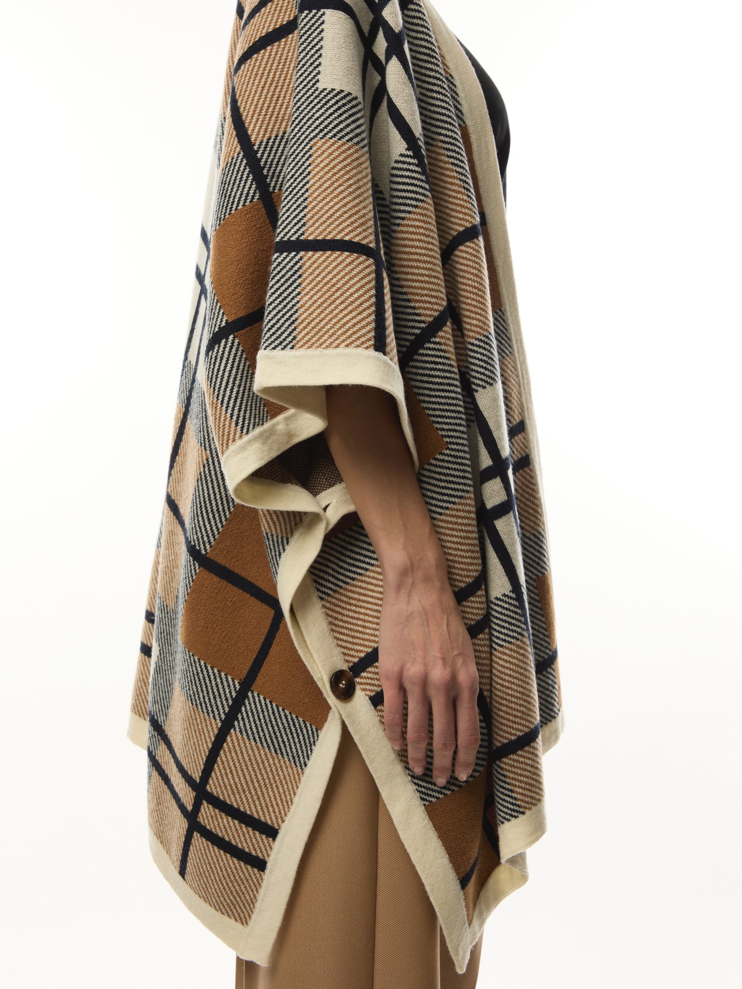 Barbour Violet Knitted Cape