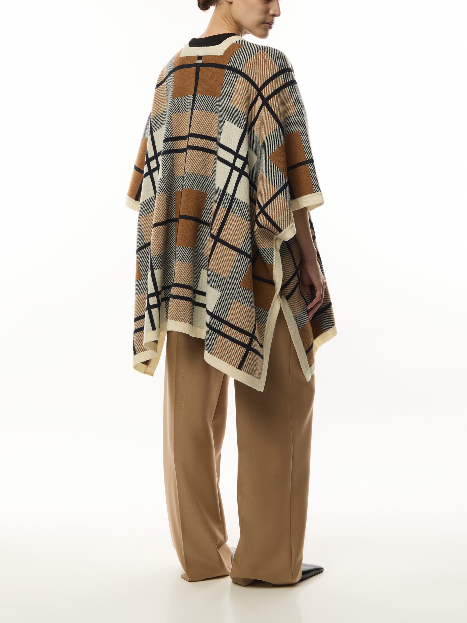 Barbour Violet Knitted Cape