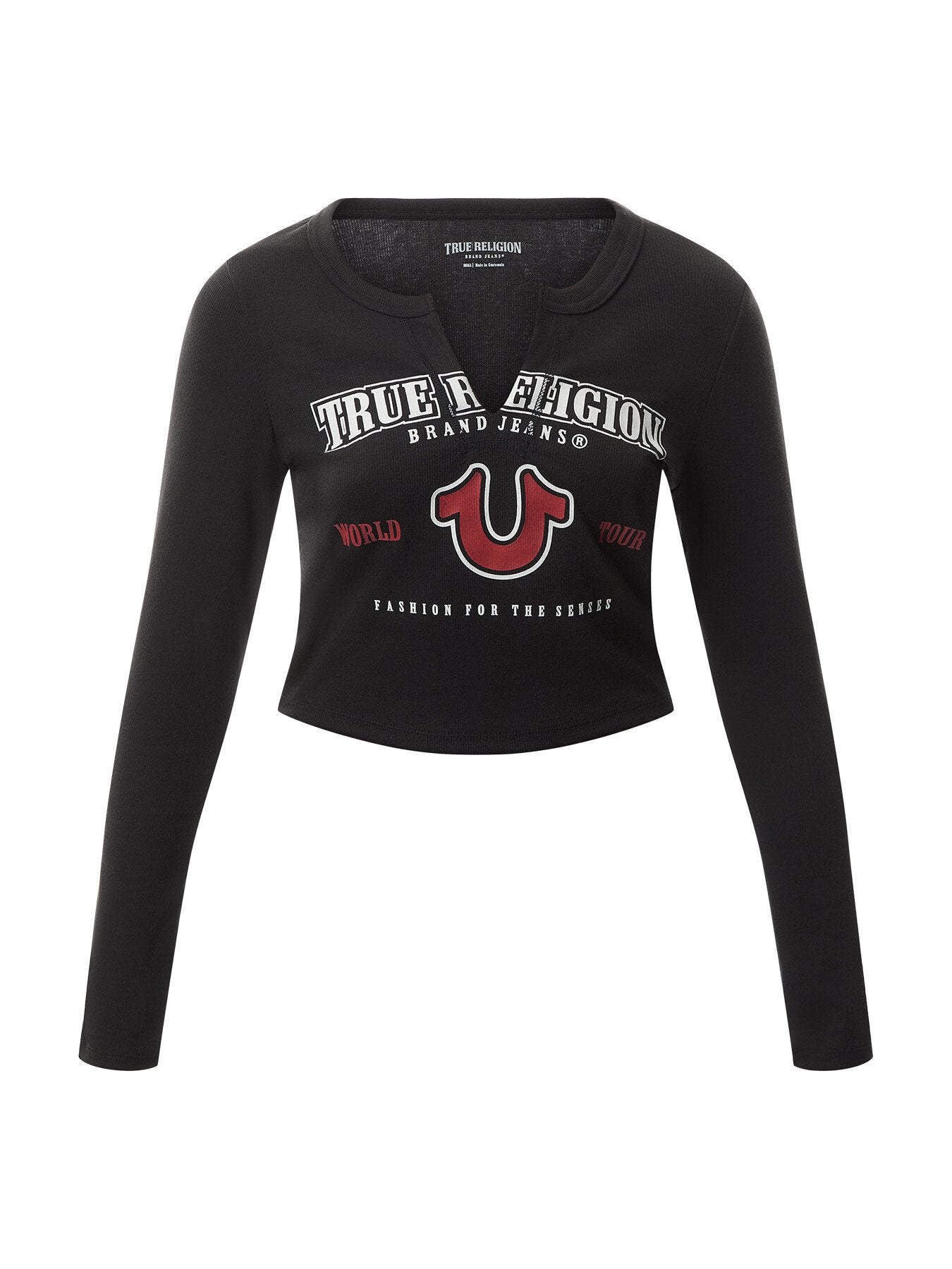 Horseshoe Logo Rib Long Sleeve Baby Tee