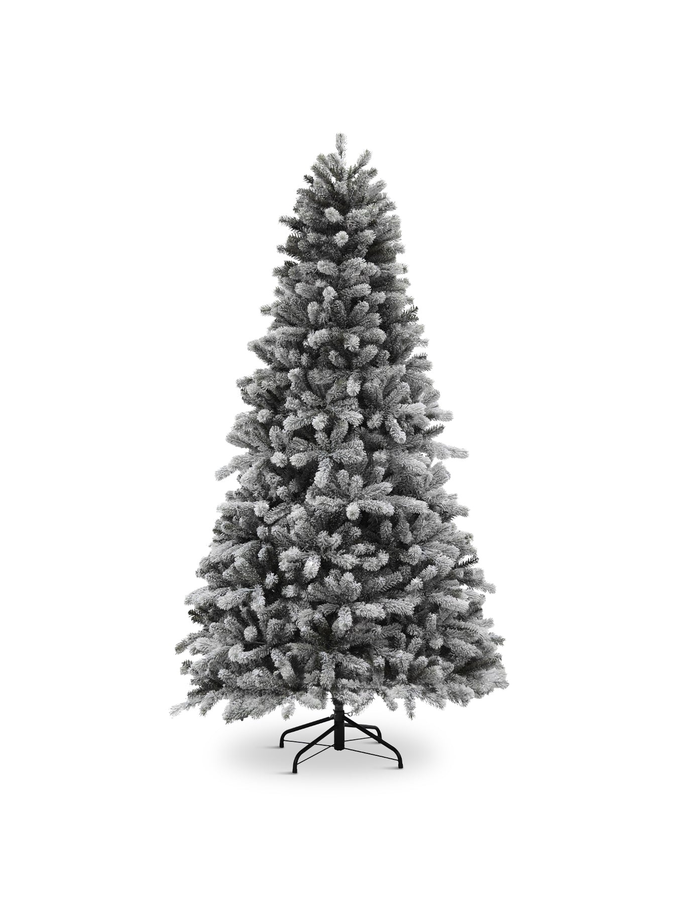 York Spruce Flocked Pvc Christmas Tree