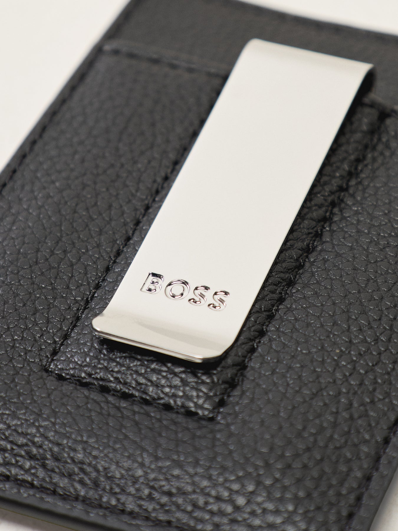Ray Card Holder Black with Money Clip
