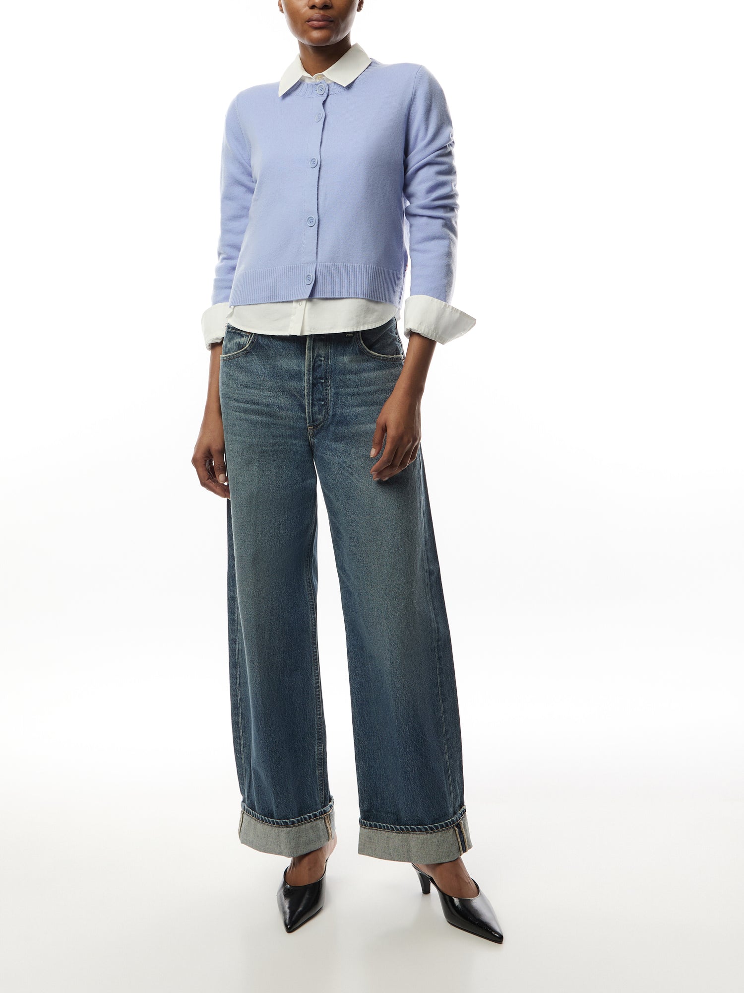 Crew Neck Cardigan