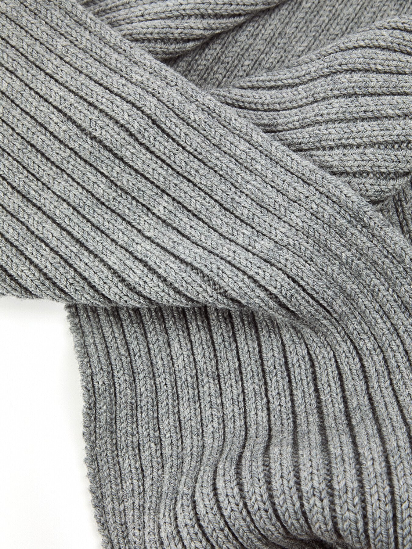 Spellout Logo Knitted Scarf