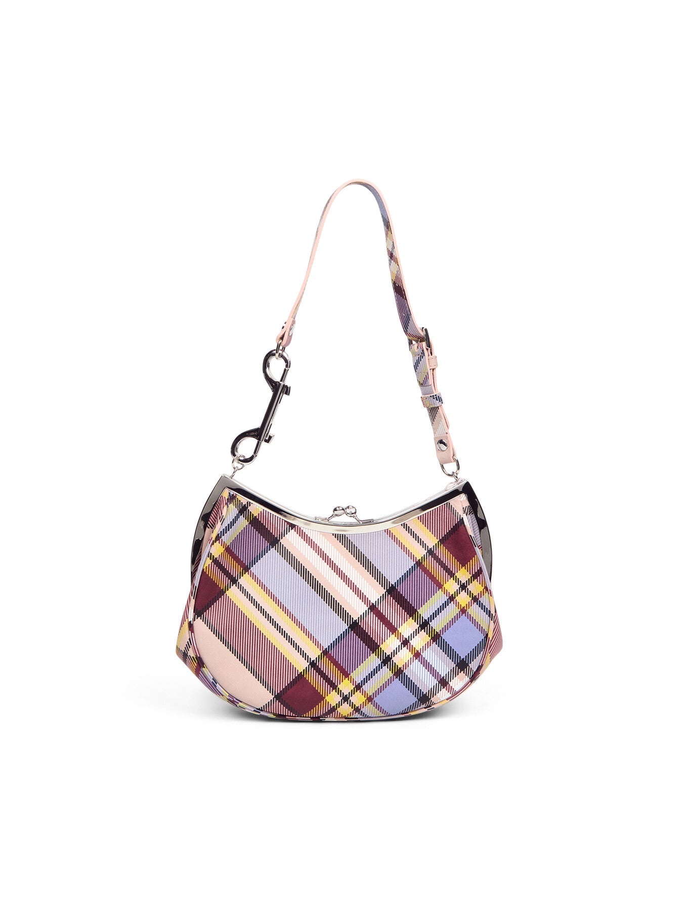 Tartan Charm Frame Purse