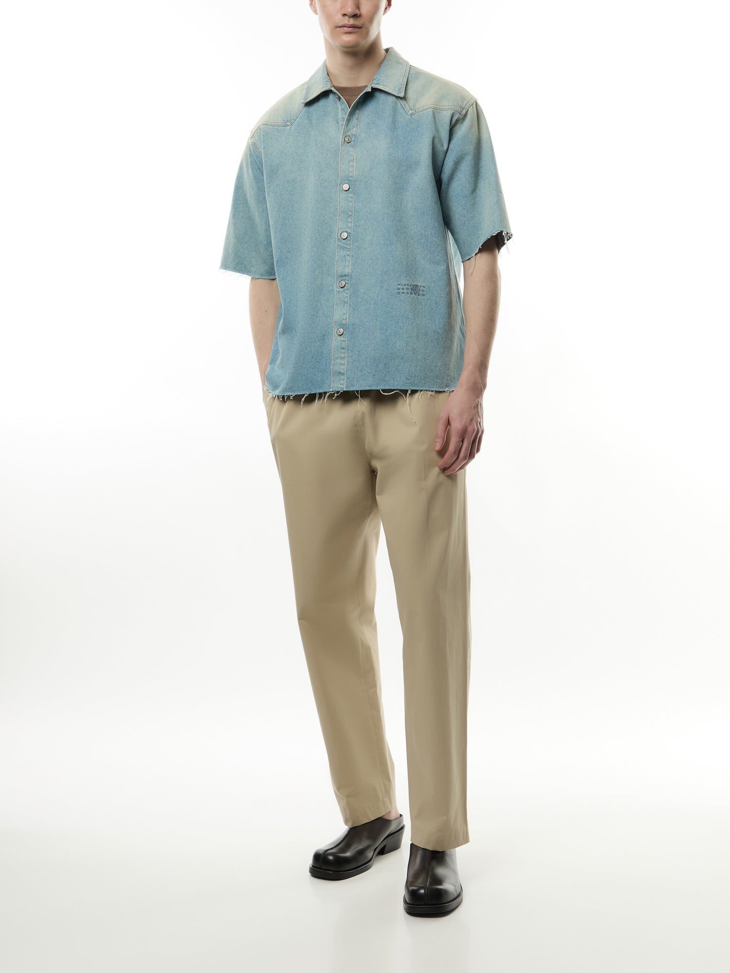 Washed Denim Cowboy SS Shirt